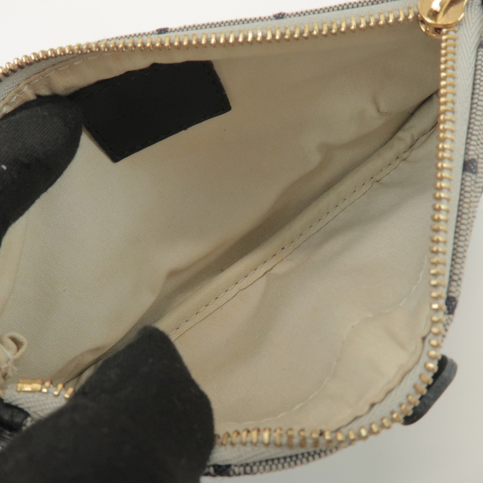 Louis Vuitton Monogram Mini Anne Sophi Cosmetic Pouch Blue M92695