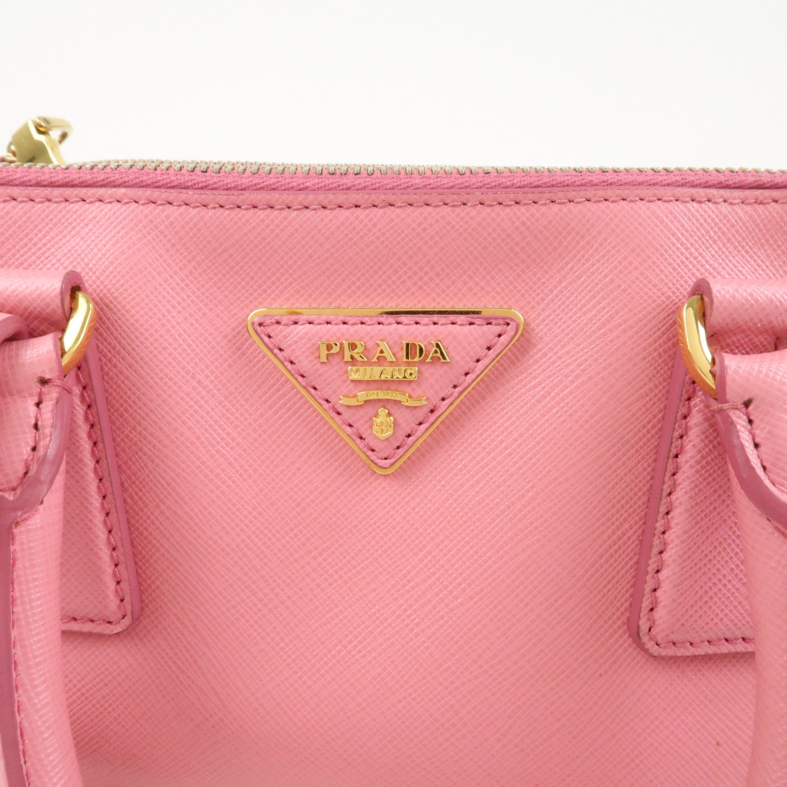 PRADA Galleria Saffiano Leather 2 Way Bag Hand Shoulder Bag 1BA896