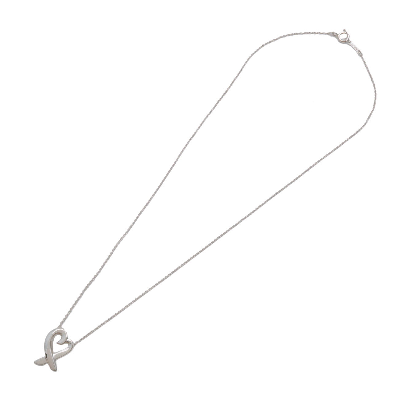 Tiffany & Co Loving Heart Necklace Small SV925 Silver