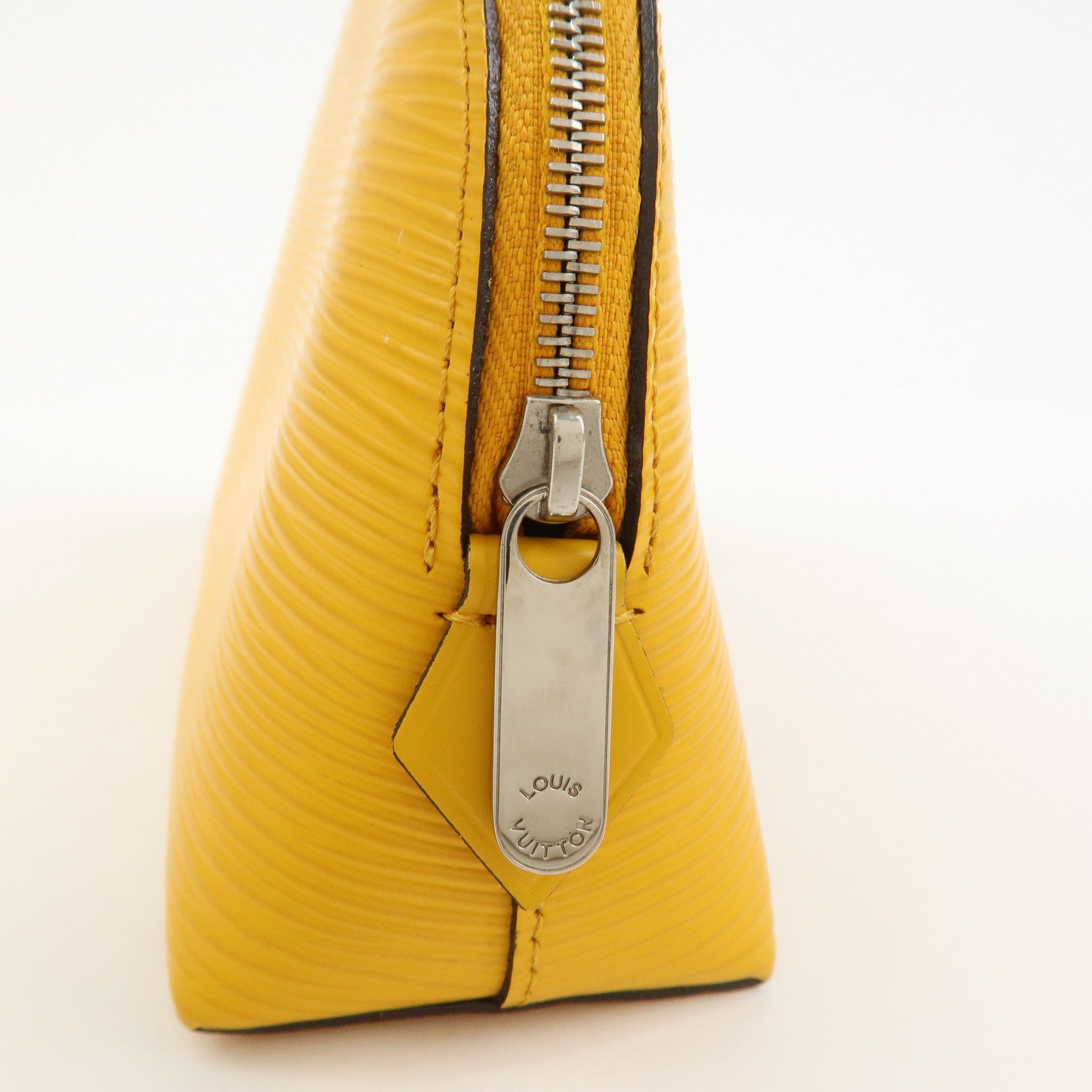 Louis Vuitton Epi Pochette Cosmetic PM Cosmetic Pouch Citron M40639