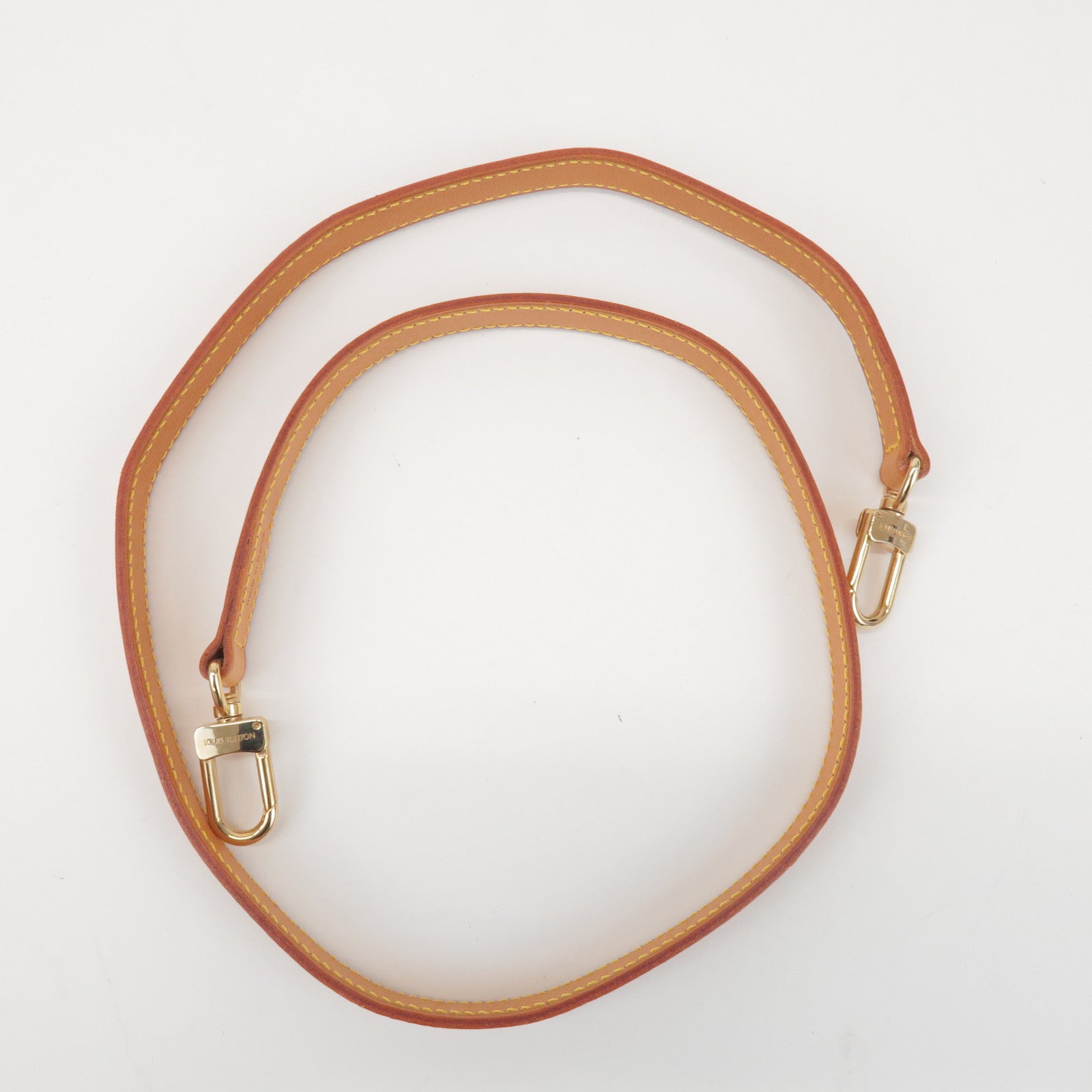 Louis Vuitton Nume Leather Shoulder Strap 100cm Beige J00142