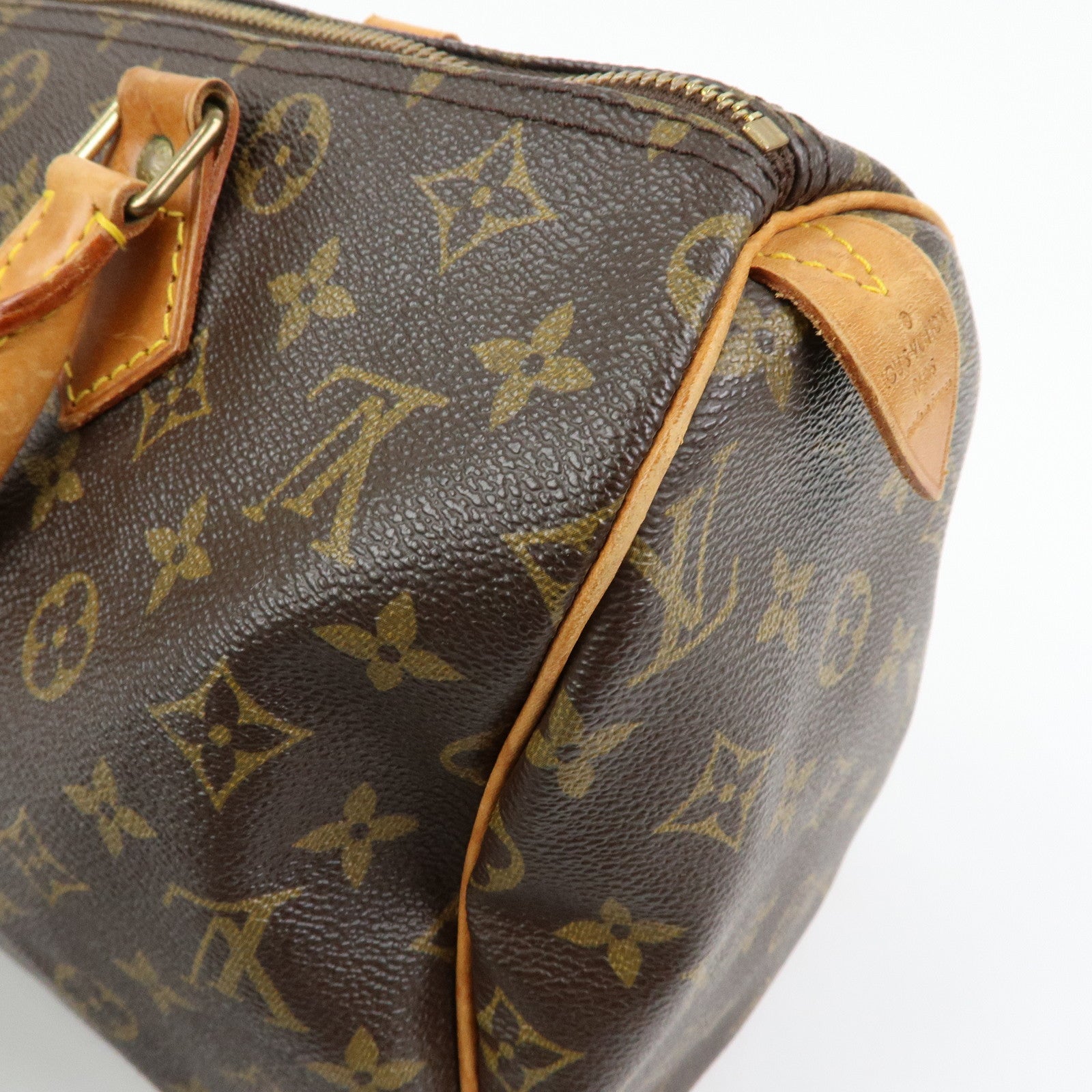 Louis Vuitton Monogram Speedy 30 Boston Bag Hand Bag Brown M41526