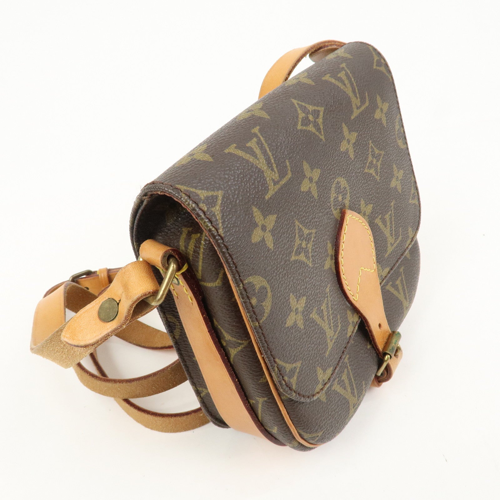 Louis Vuitton Monogram Mini Cartouchiere Shoulder Bag M51254