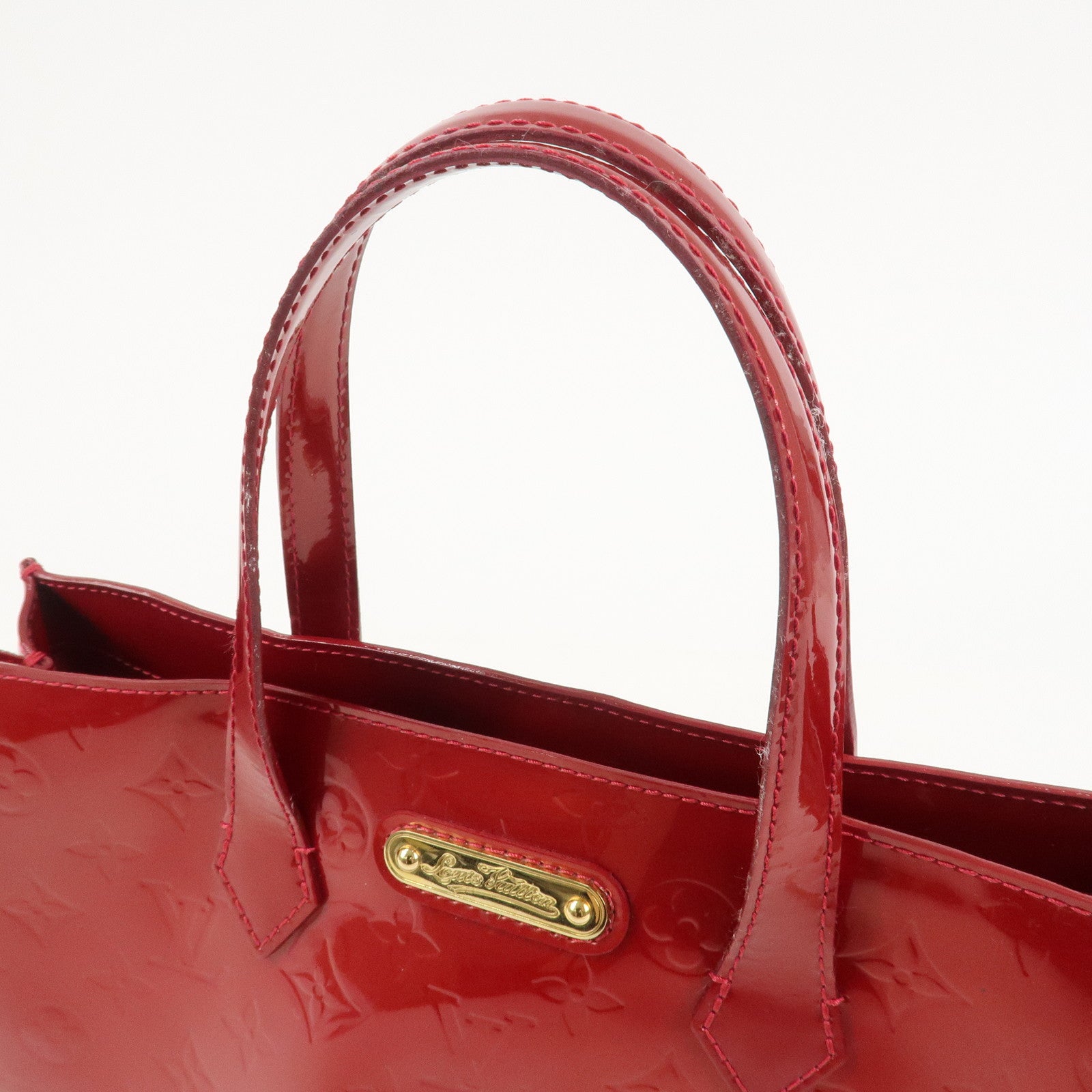 Louis Vuitton Monogram Vernis Wilshire PM Hand Bag M93642