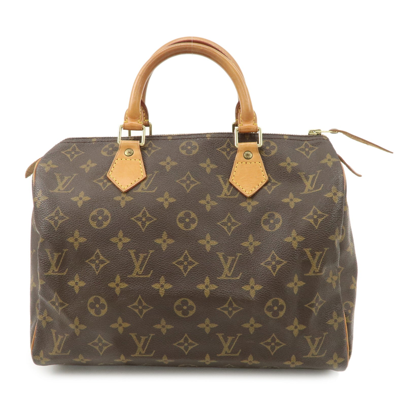 Louis Vuitton Monogram Speedy 30 Boston Bag Hand Bag M41526 Used