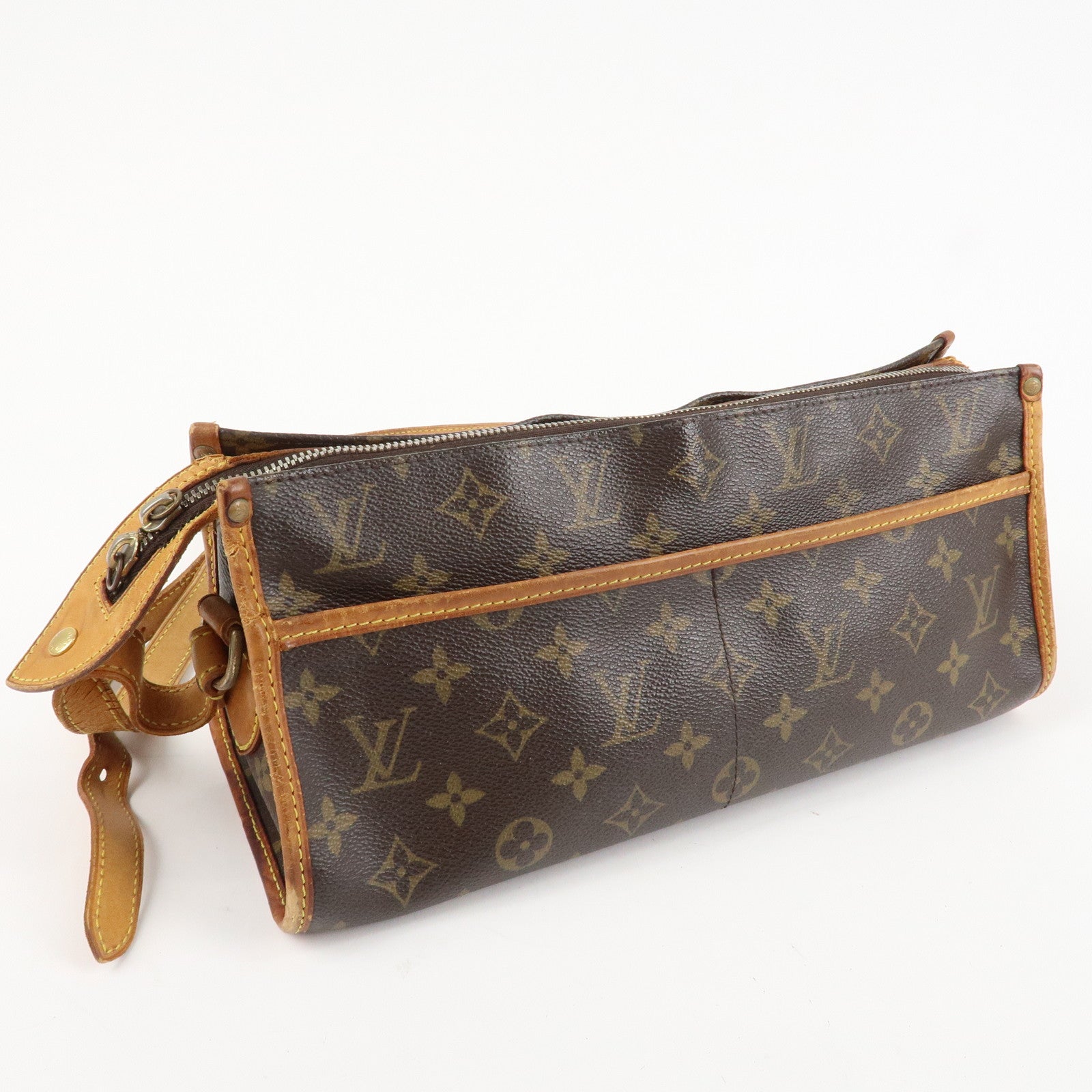 Louis Vuitton Monogram Popincourt Long Shoulder Bag Brown M40008 Used