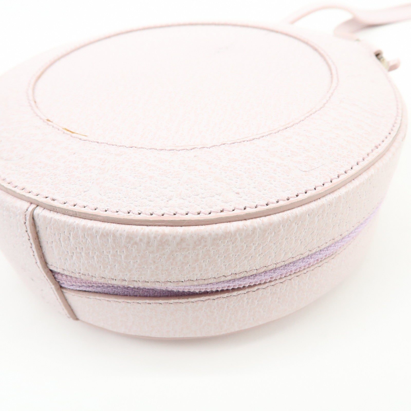 BVLGARI B-Zero1 Yo-Yo Leather Shoulder Bag Crossbody Bag Light Pink