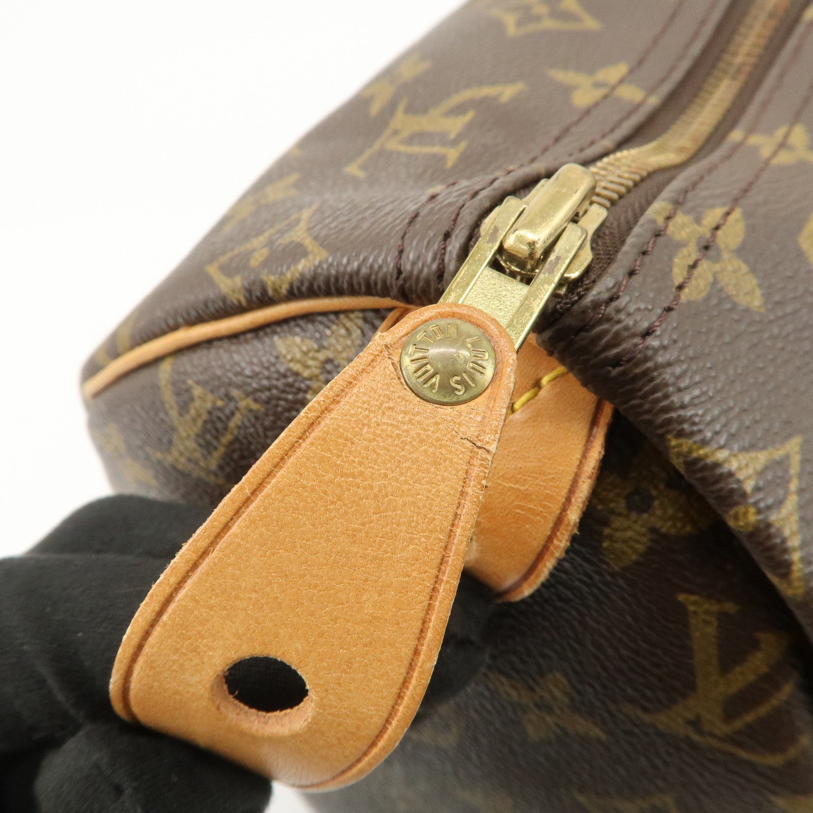Louis Vuitton Monogram Speedy 40 Boston Bag Brown M41522