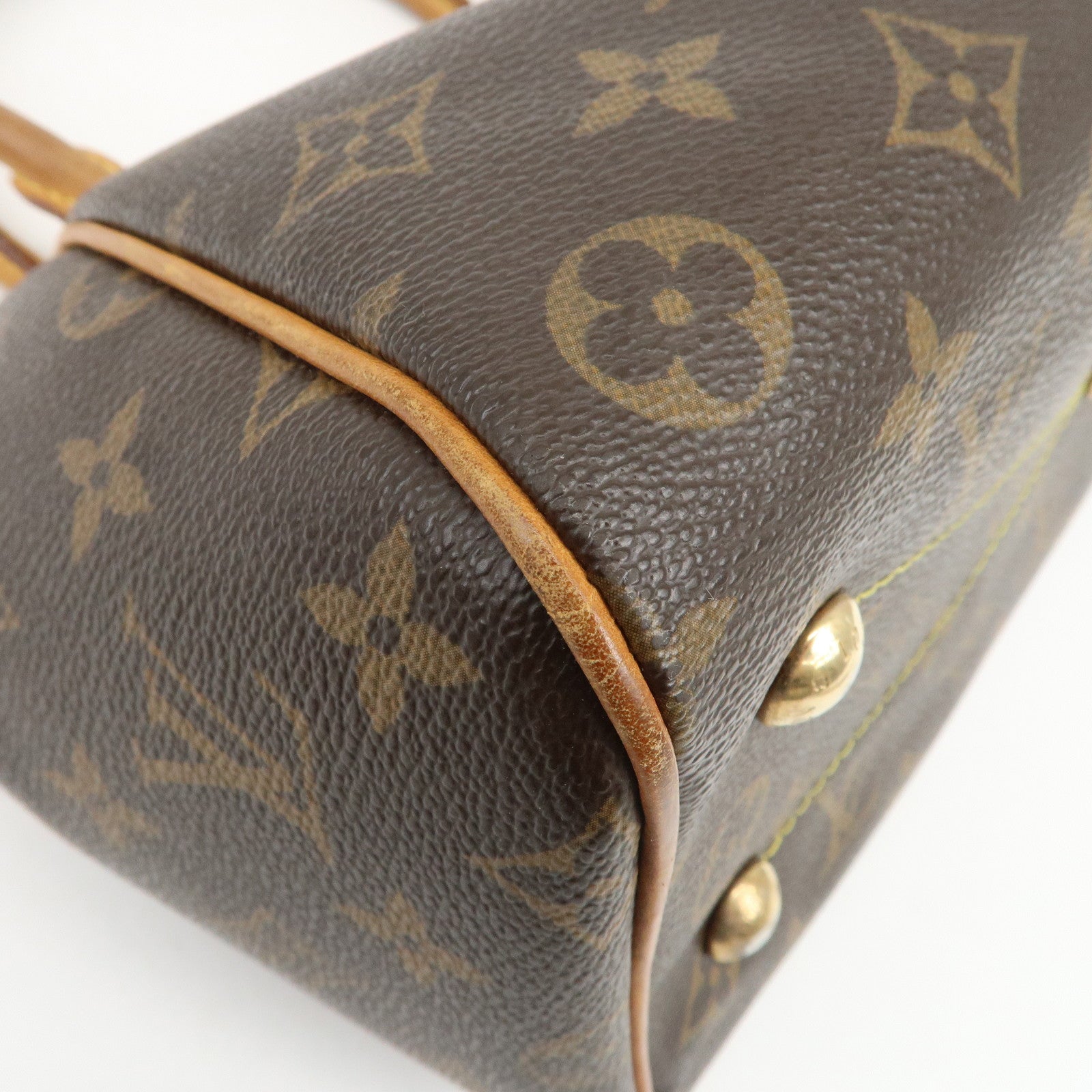 Louis Vuitton Monogram Tivoli PM Hand Bag Shoulder Bag Brown M40143