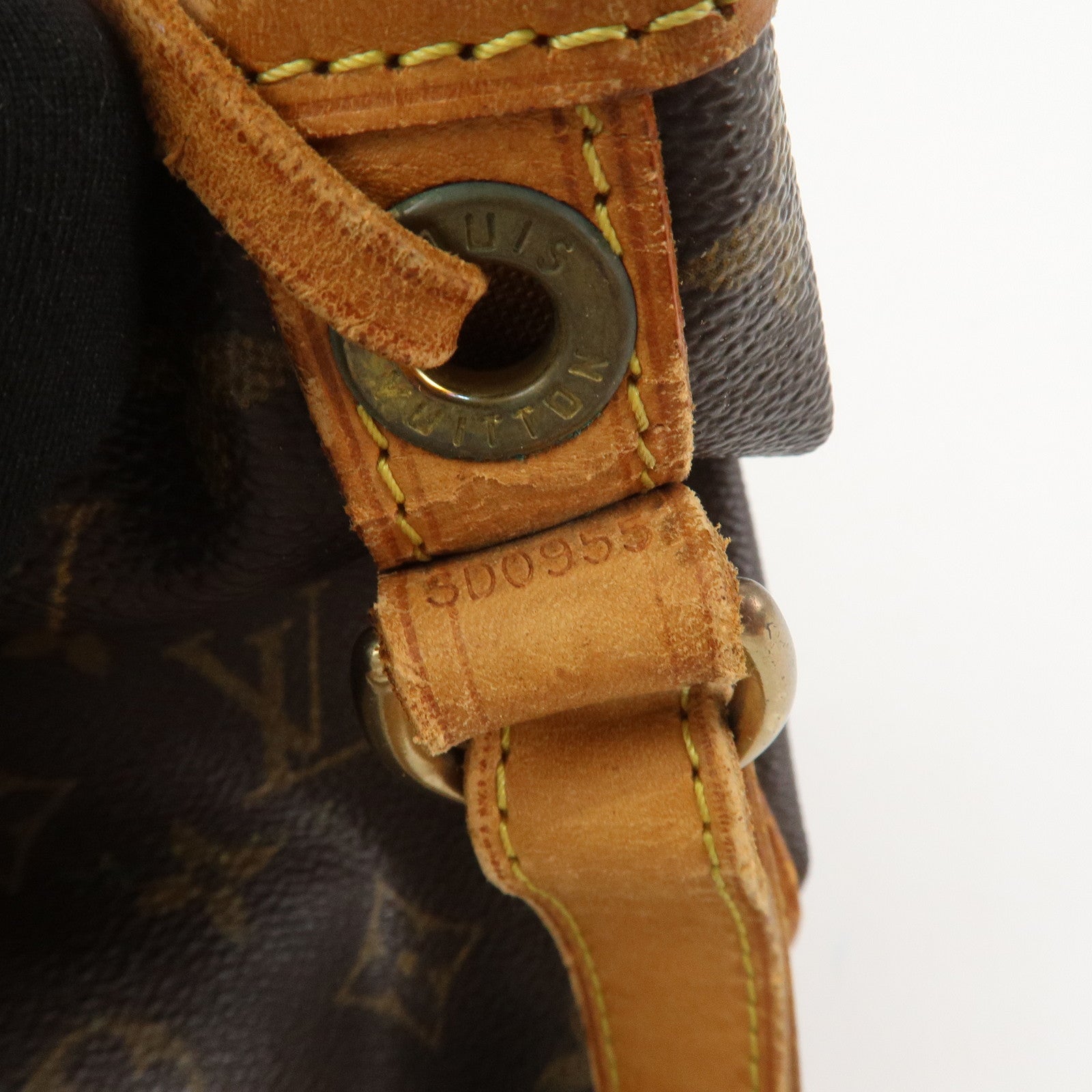 Louis Vuitton Monogram Petit Noe Shoulder Bag Brown M42226