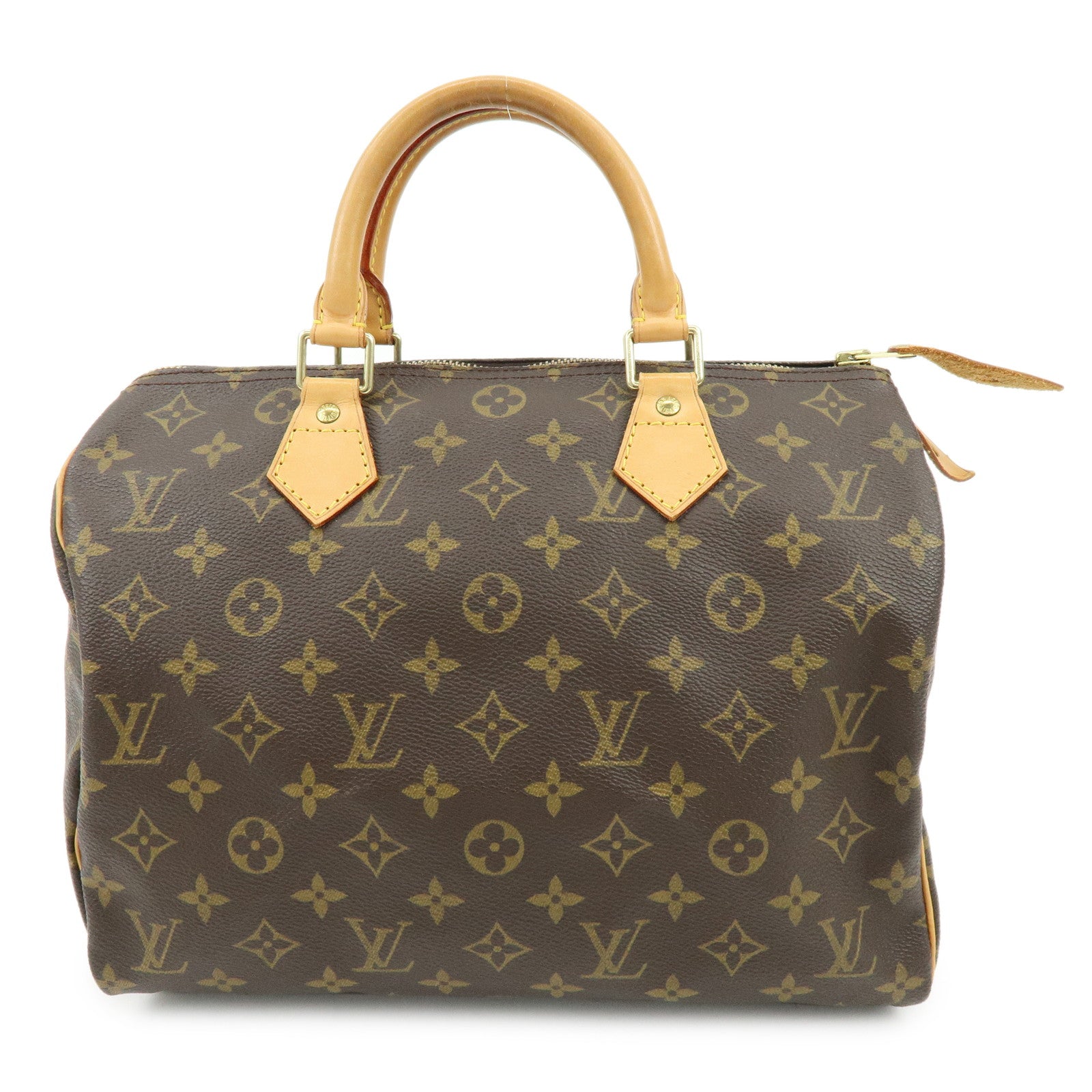 Louis Vuitton Monogram Speedy 30 Boston Bag Hand Bag Brown M41526