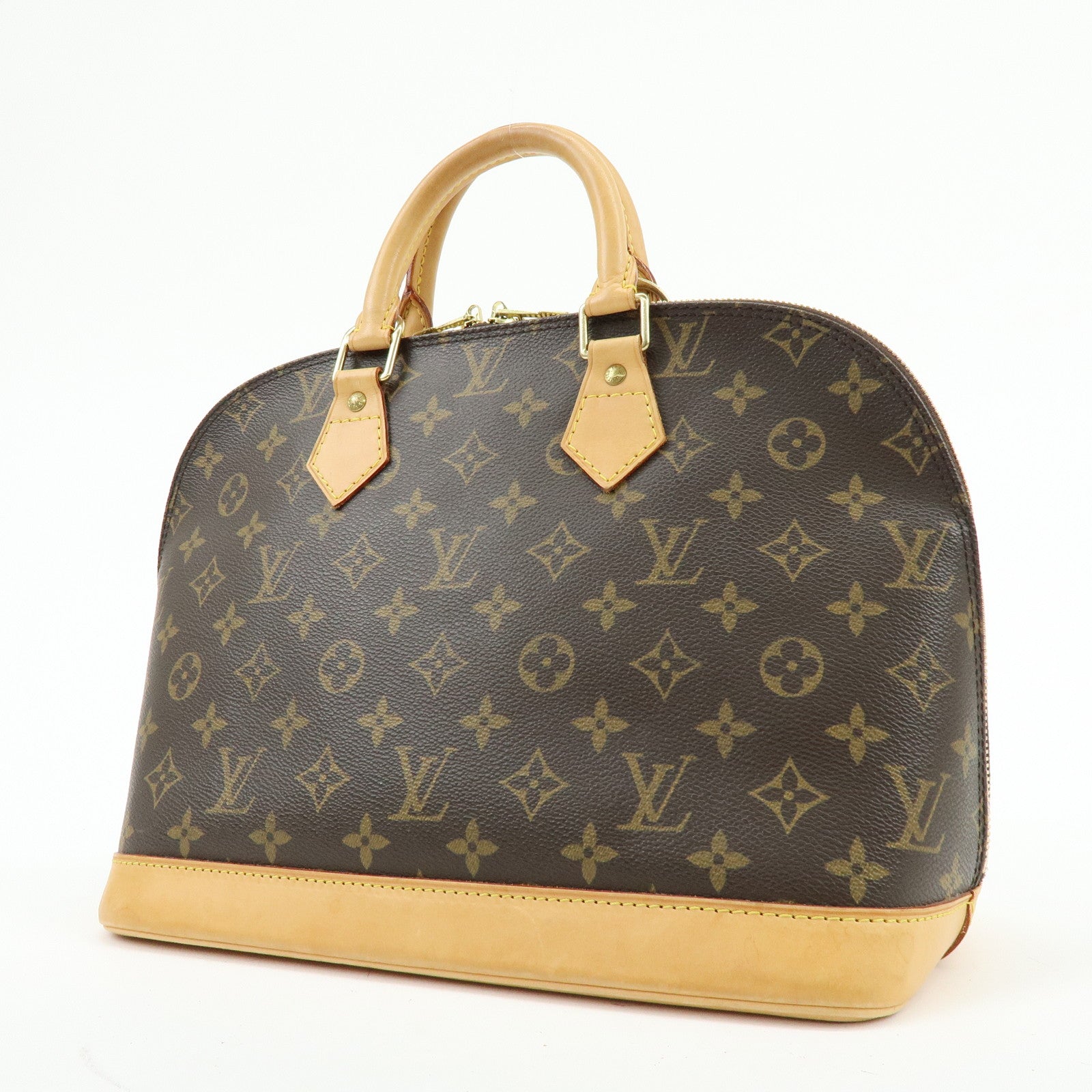 Louis Vuitton Monogram Canvas Alma Hand Bag Brown M51130