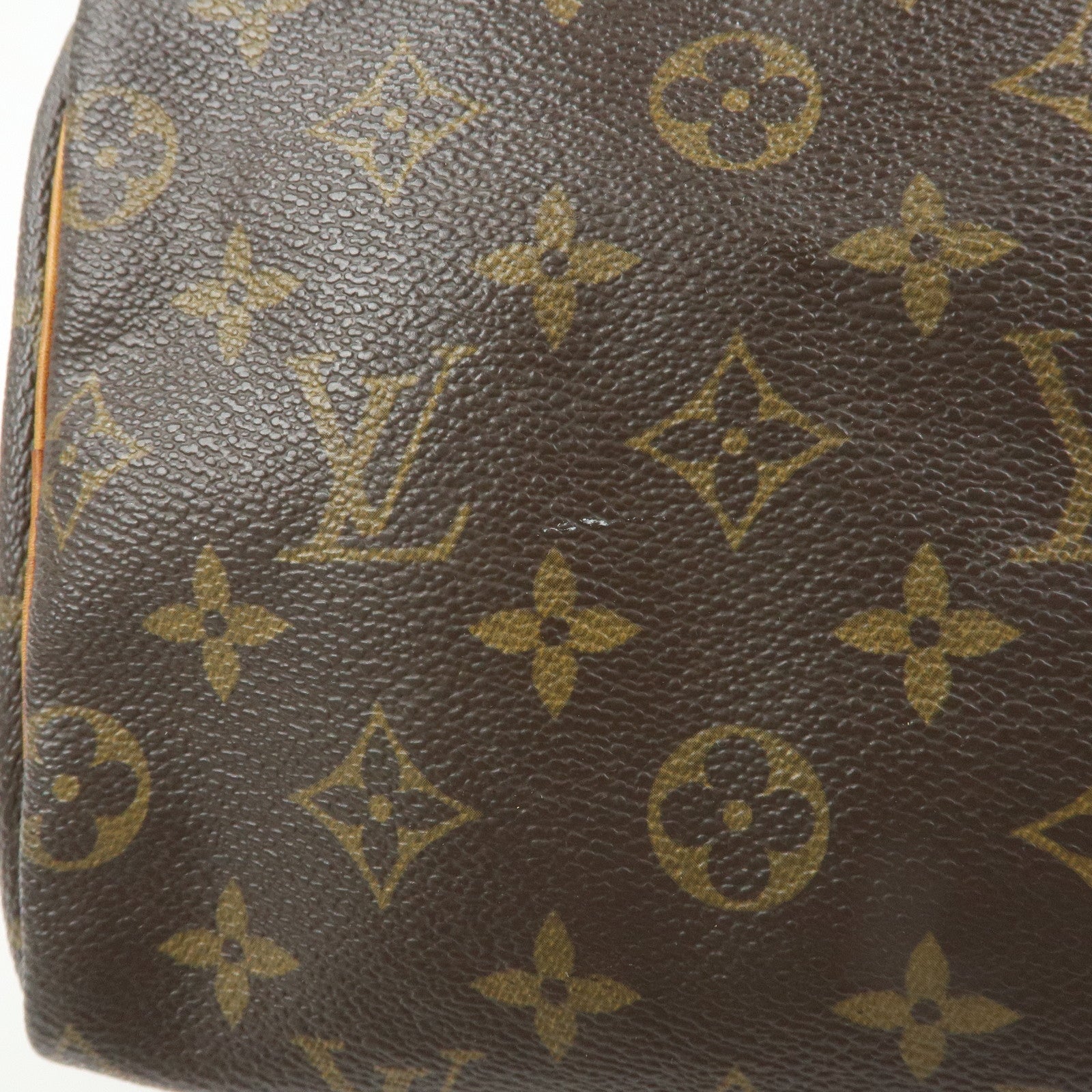Louis Vuitton Monogram Speedy 25 Boston Bag Hand Bag Brown M41528