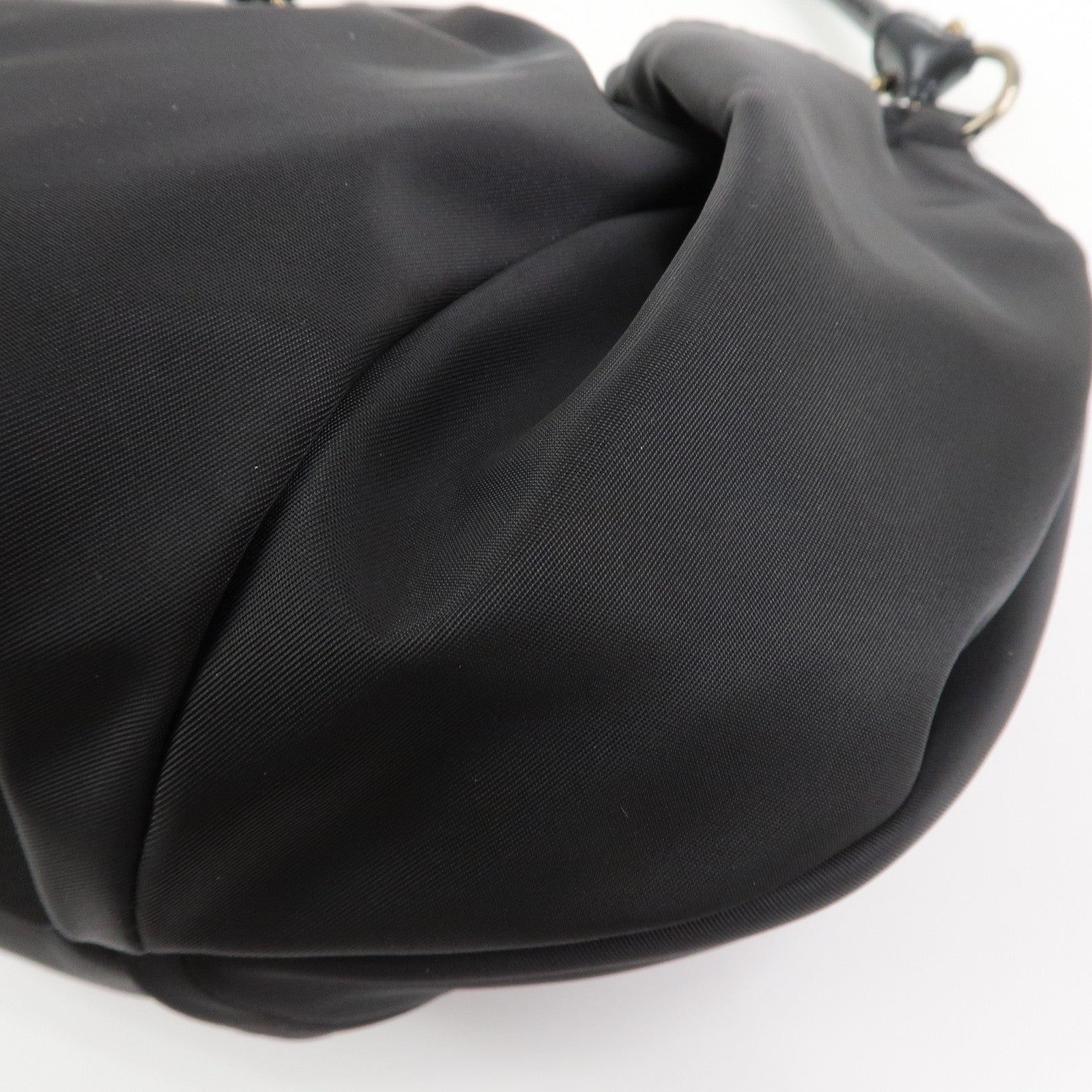 Ferragamo Vara Ribbon Nylon Patent Leather 2Way Hand Shoulder Bag