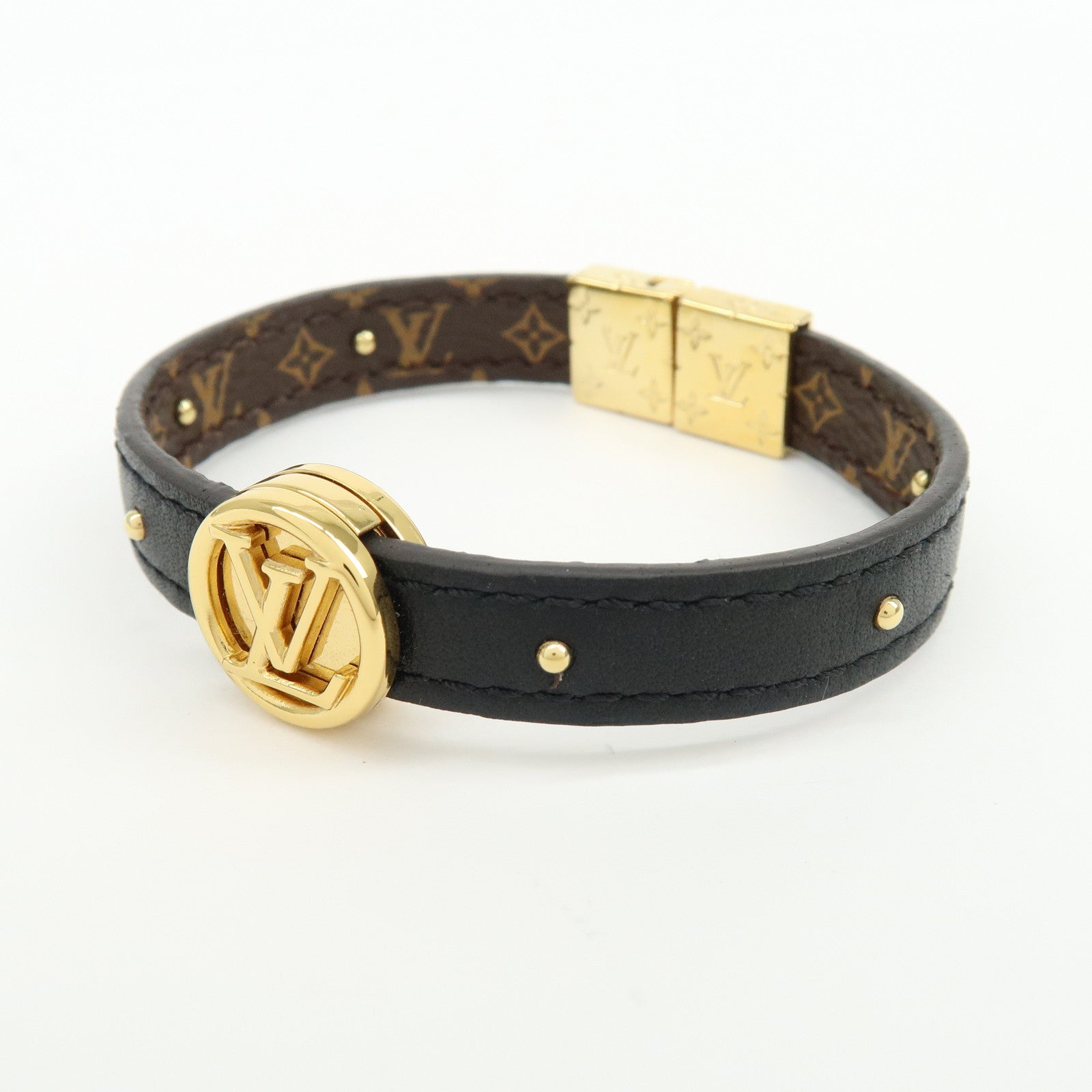 Louis Vuitton Monogram Canvas LV Circle Reversible Bracelet M6173