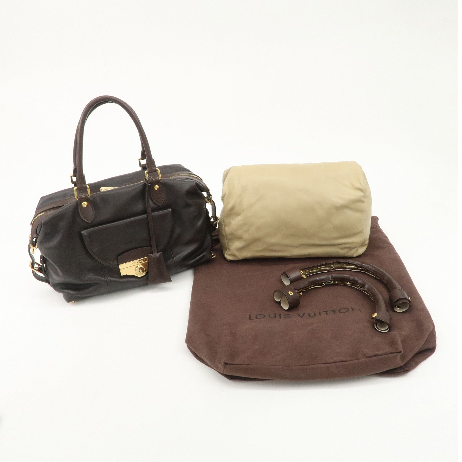 Louis Vuitton Leather Sac Louis VIP Customer Limited SPO Hand Bag