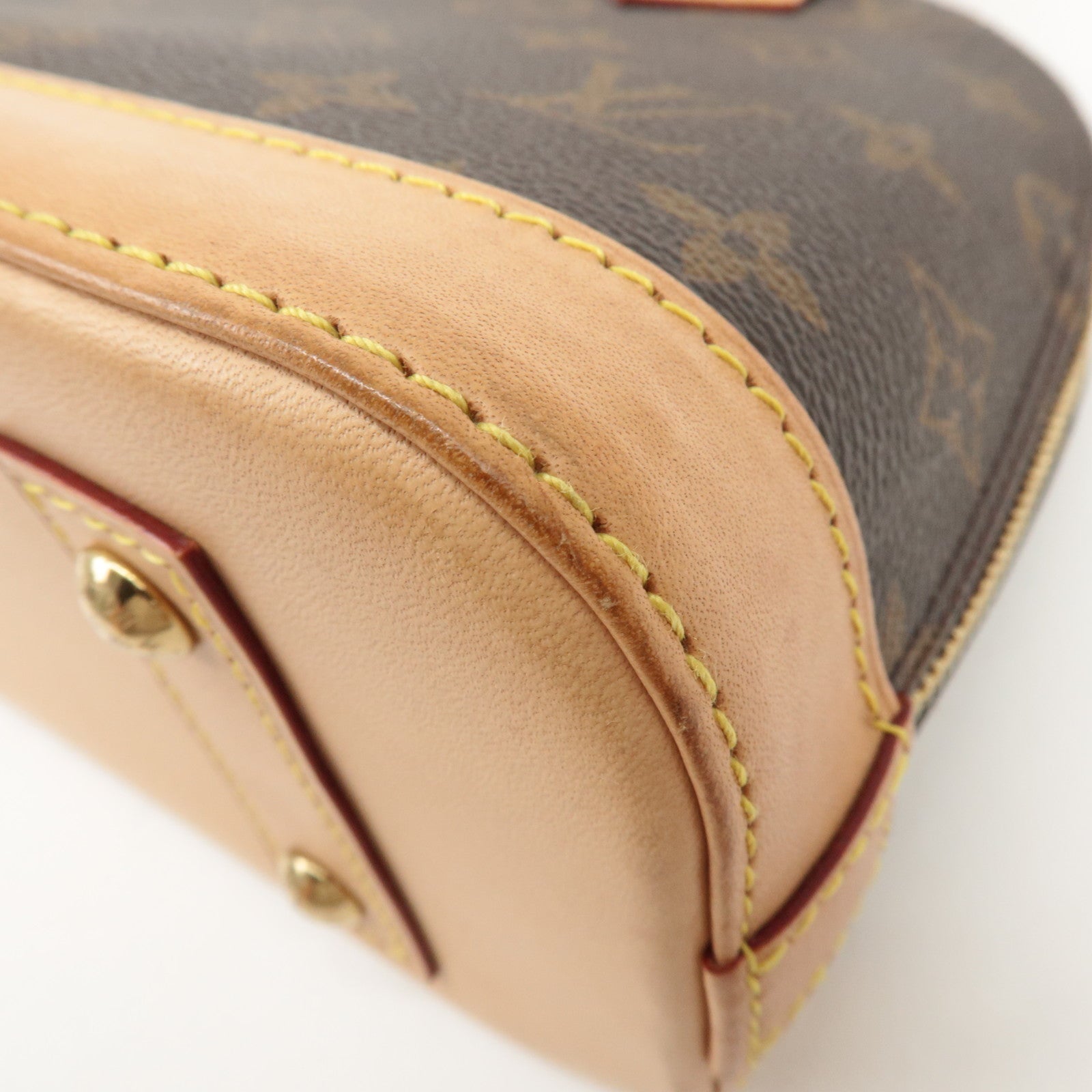 Louis Vuitton Monogram Alma BB 2Way Bag Hand Bag M53152 Used