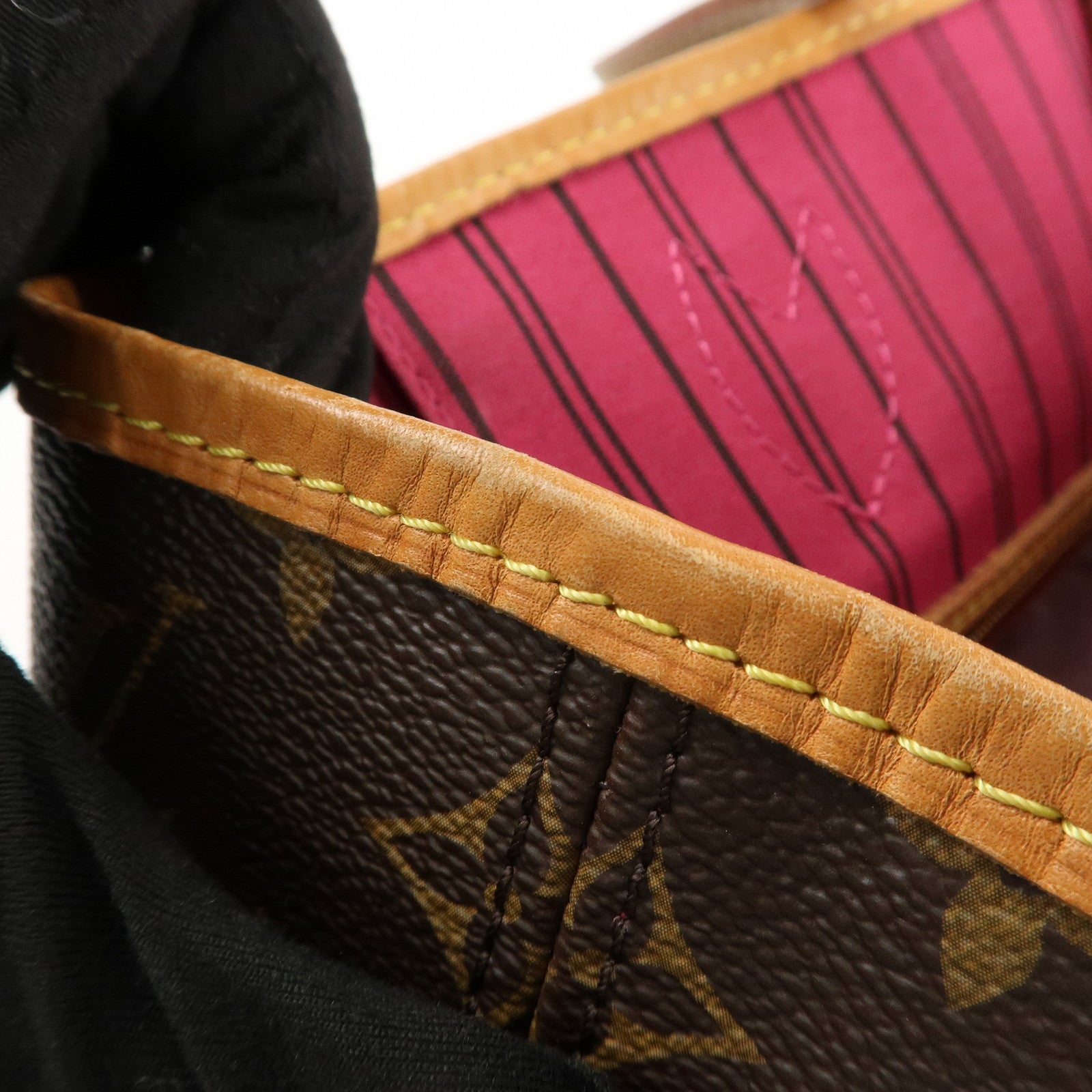 Louis Vuitton Monogram Neverfull MM Tote Bag Pivoine M41178 Used