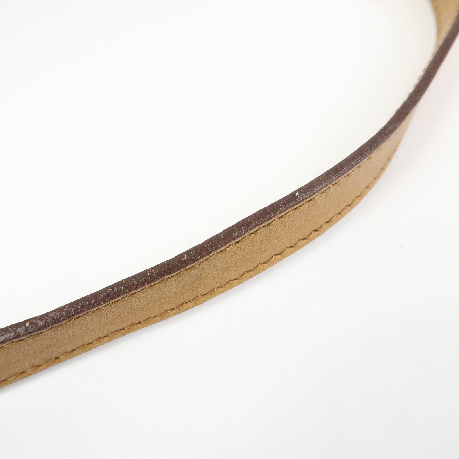 Ferragamo Gancini Canvas Leather Hand Bag Shoulder Bag Blue