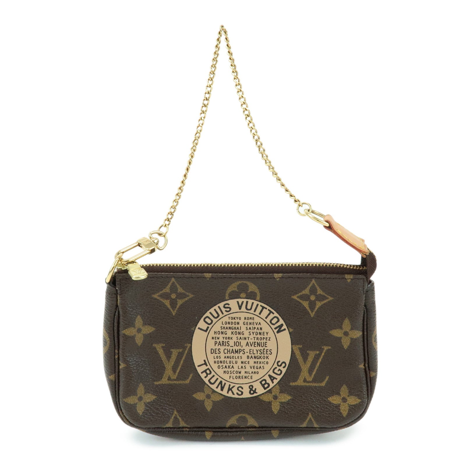 Louis Vuitton Monogram T&B Mini Pochette Accessoires Pouch M60153