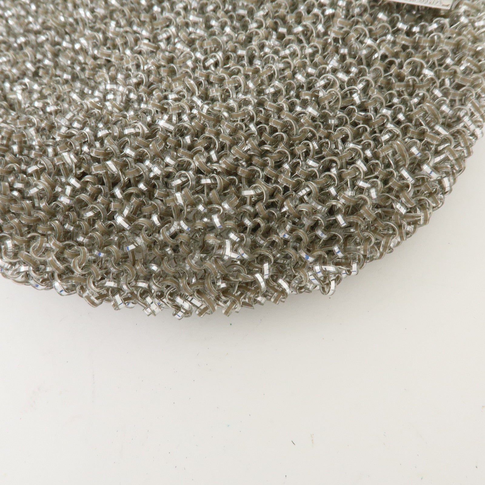 ANTEPRIMA PVC Wire Bag PVC 2Way Bag Hand Bag Shoulder Bag Silver