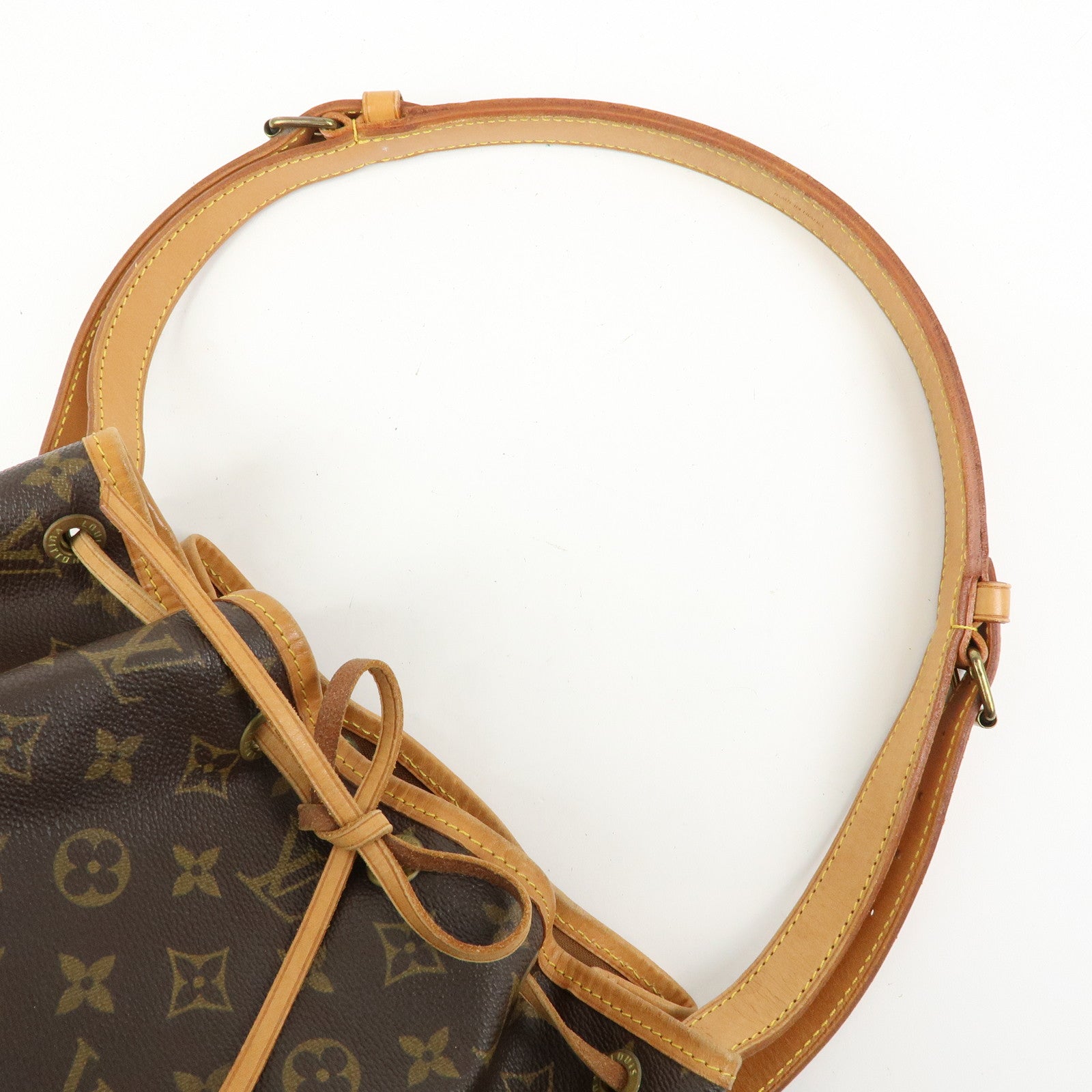 Louis Vuitton Monogram Petit Noe Shoulder Bag Brown M42226
