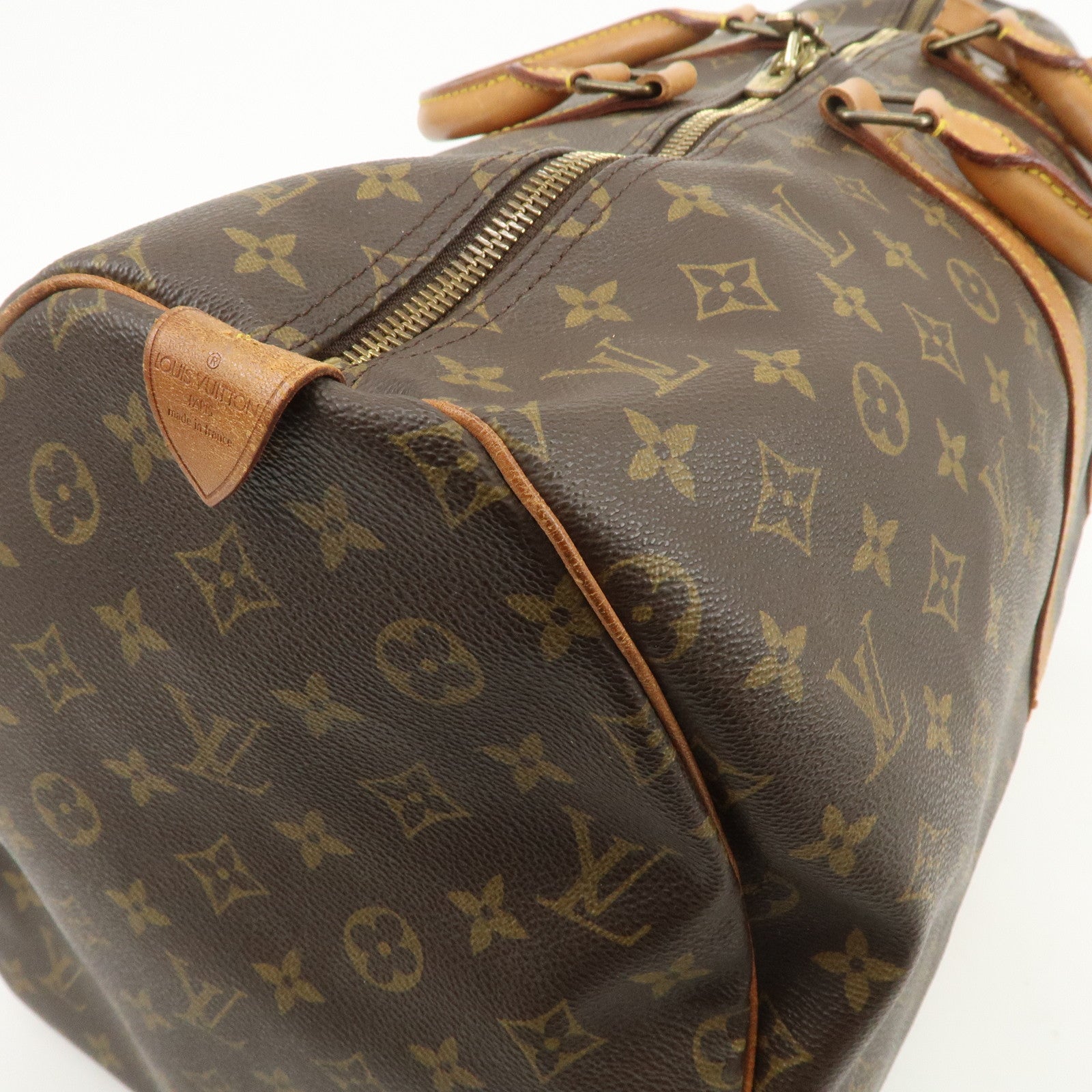 Louis Vuitton Monogram Keep All 55 Boston Bag Brown M41424