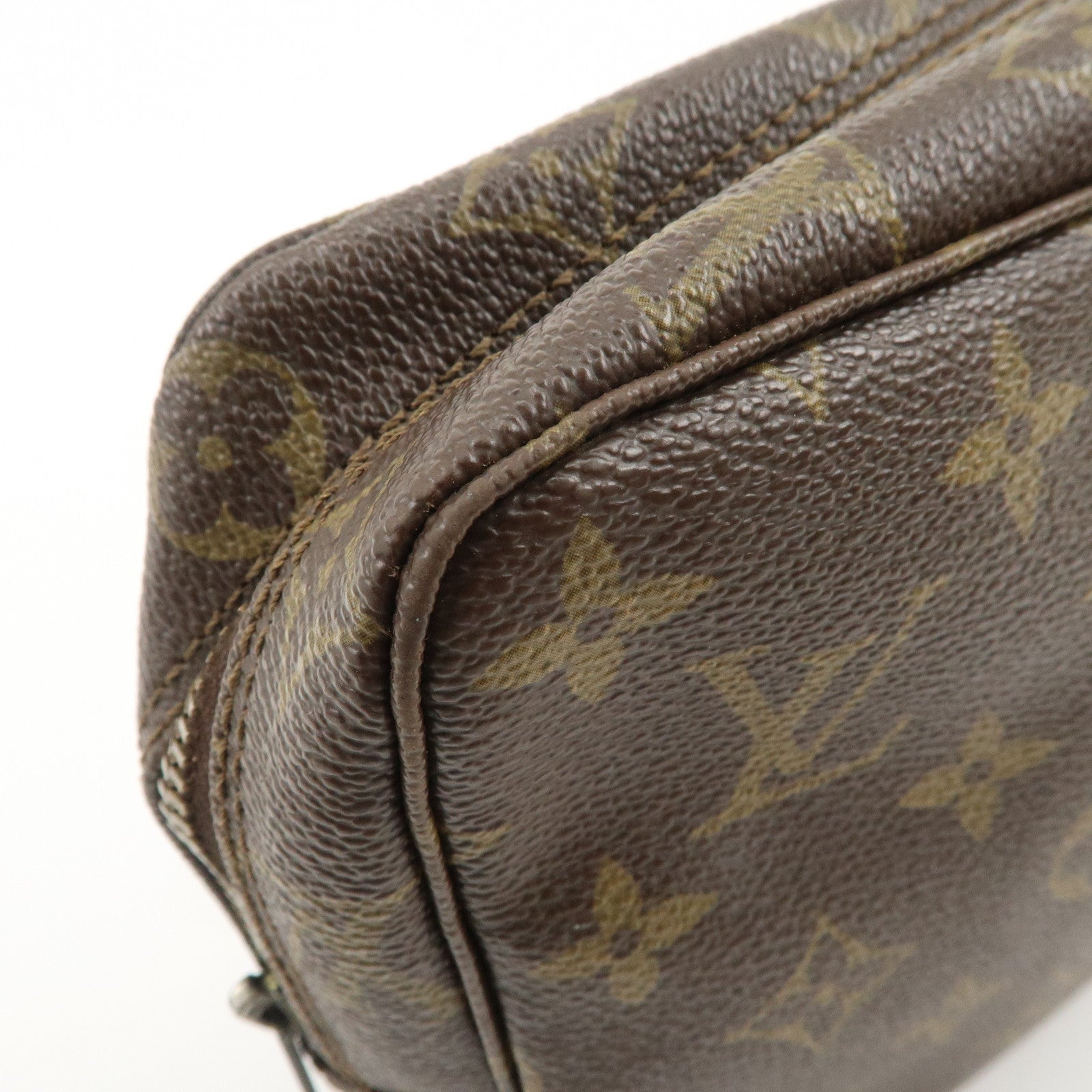 Louis Vuitton Monogram Trousse Toilette 23 Pouch Brown M47524 Used
