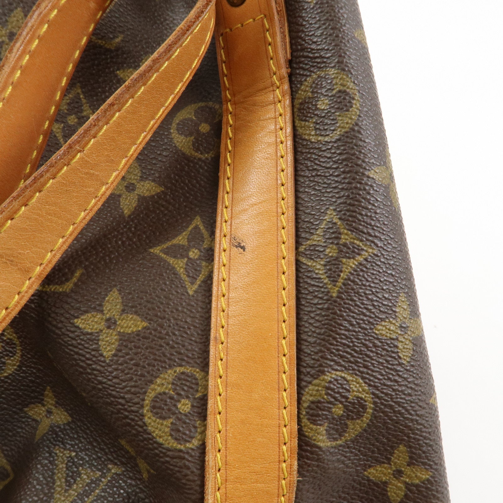 Louis Vuitton Monogram Petit Noe Shoulder Bag Brown M42226
