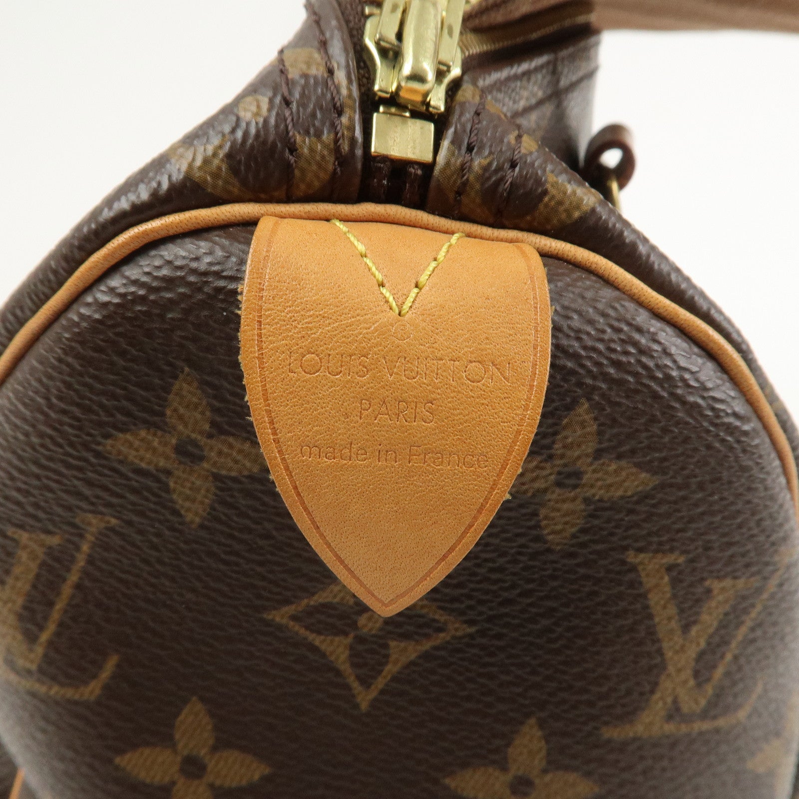 Louis Vuitton Monogram Speedy 25 Boston Bag Hand Bag Brown M41528