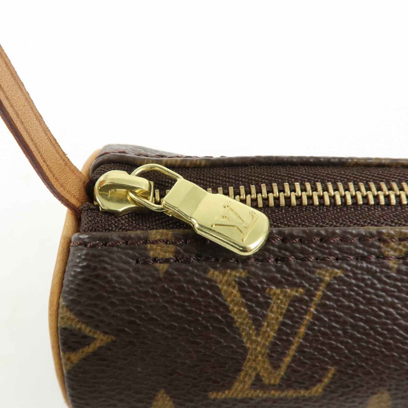 Louis Vuitton Monogram Canvas Leather Mini Pouch for Papillon Bag