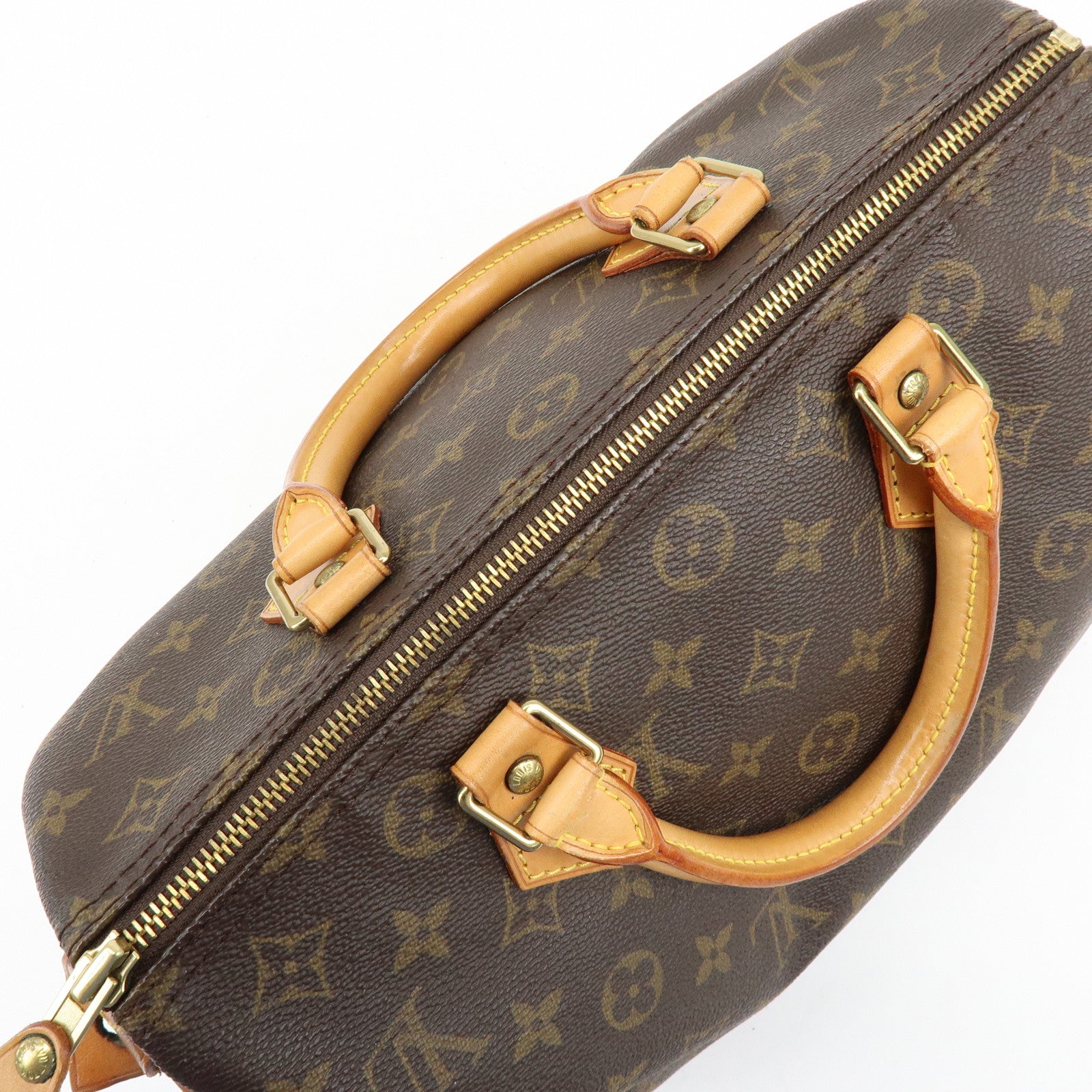 Louis Vuitton Monogram Speedy 30 Boston Bag Hand Bag Brown M41526