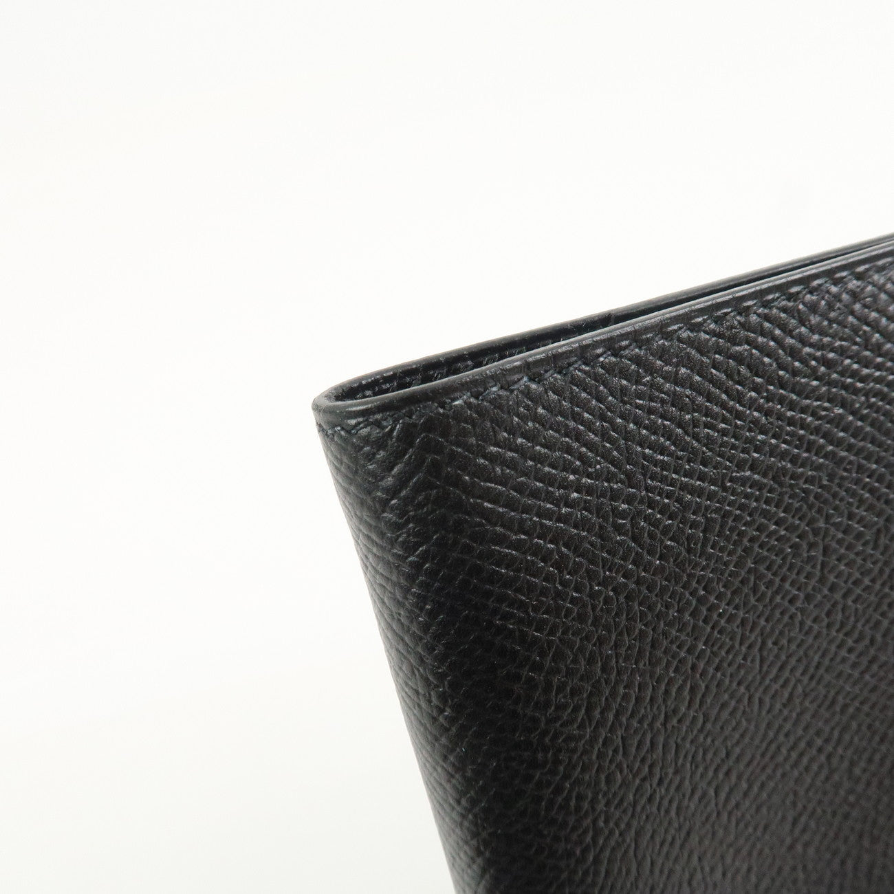 HERMES Epsom Leather Vision Agenda Planner Cover □B Stamped Black