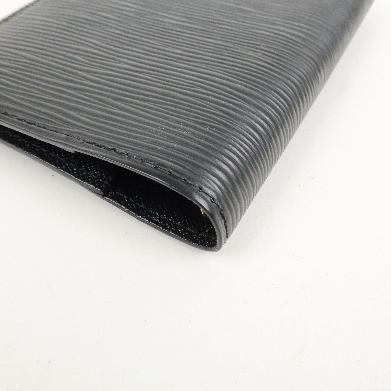 Louis Vuitton Epi Agenda PM Planner Cover Noir R20052