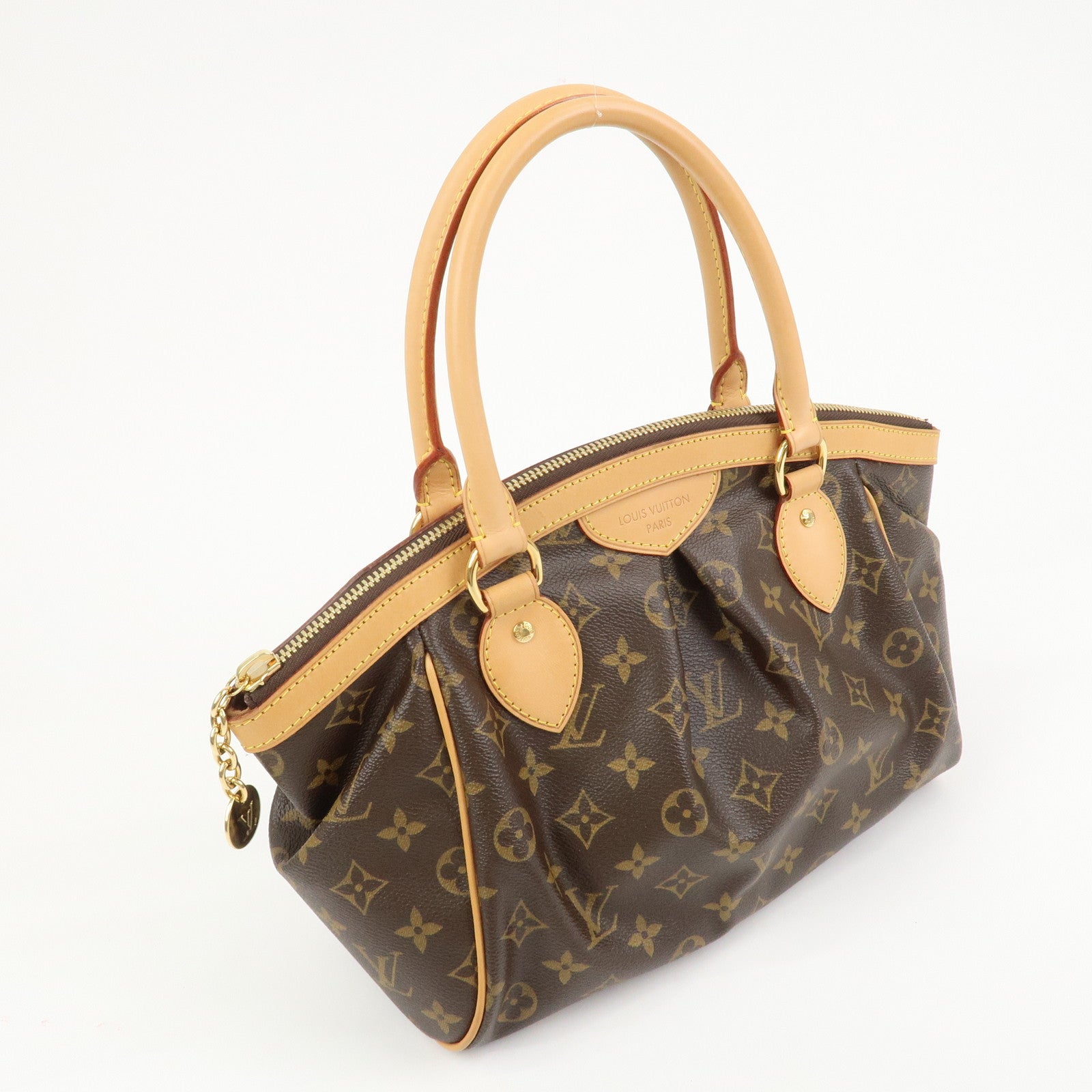 Louis Vuitton Monogram Tivoli PM Hand Bag Shoulder Bag Brown M40143