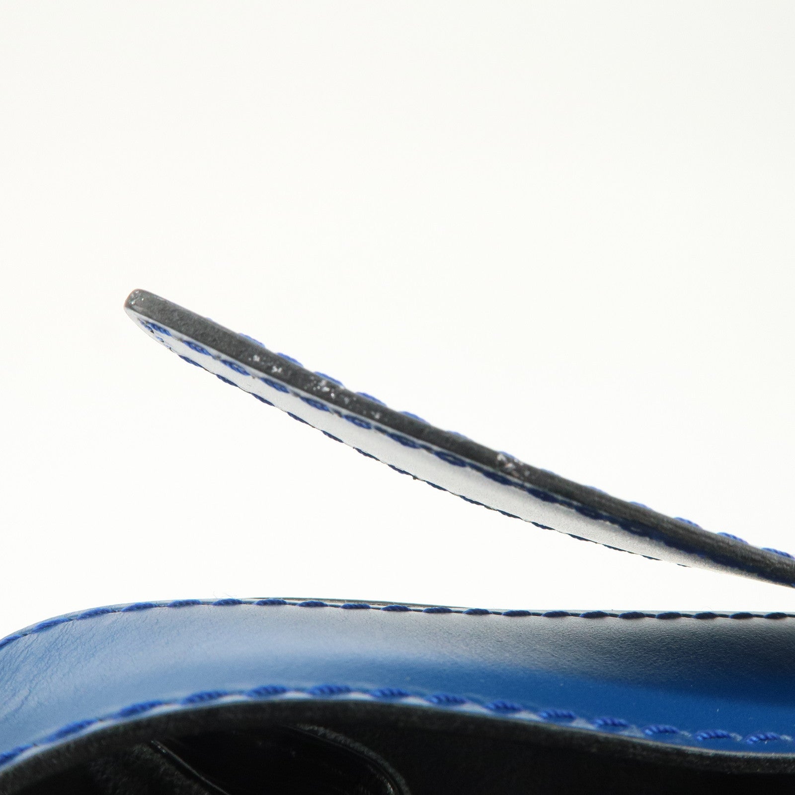 Louis Vuitton Epi Leather Sac de Paul Shoulder Bag Noir Tredo Blue