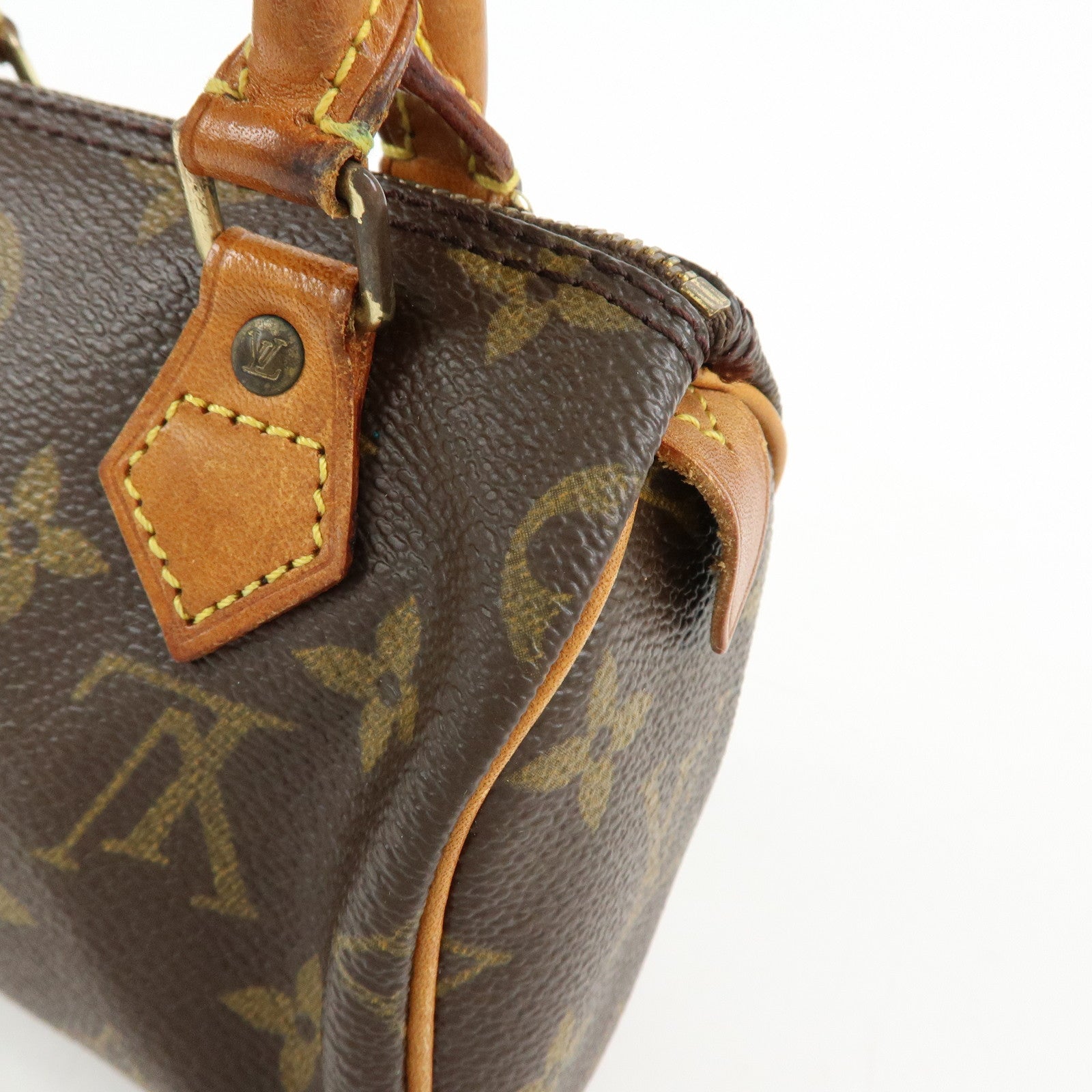 Louis Vuitton Monogram Canvas Mini Speedy Hand Boston Bag M41534