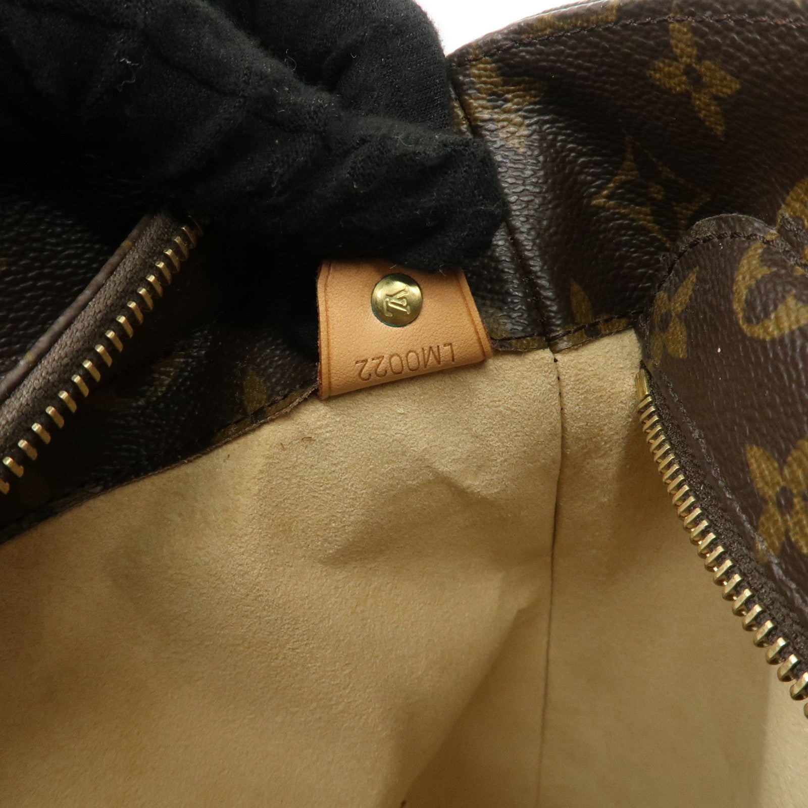Louis Vuitton Monogram Luco Tote Bag Hand Bag Brown M51155 Used