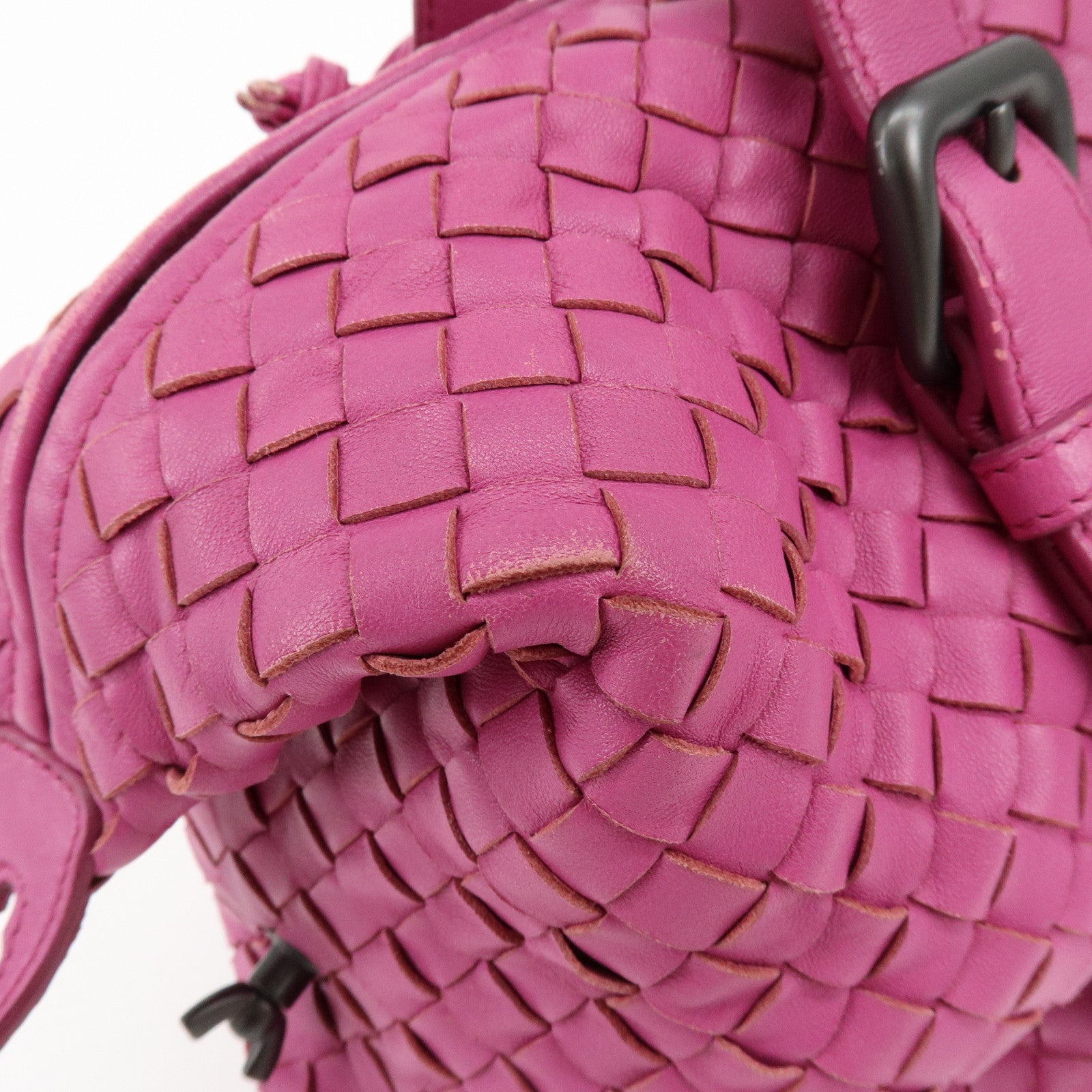 BOTTEGA VENETA Montaigne Lamb Skin Shoulder Bag Purple 272801