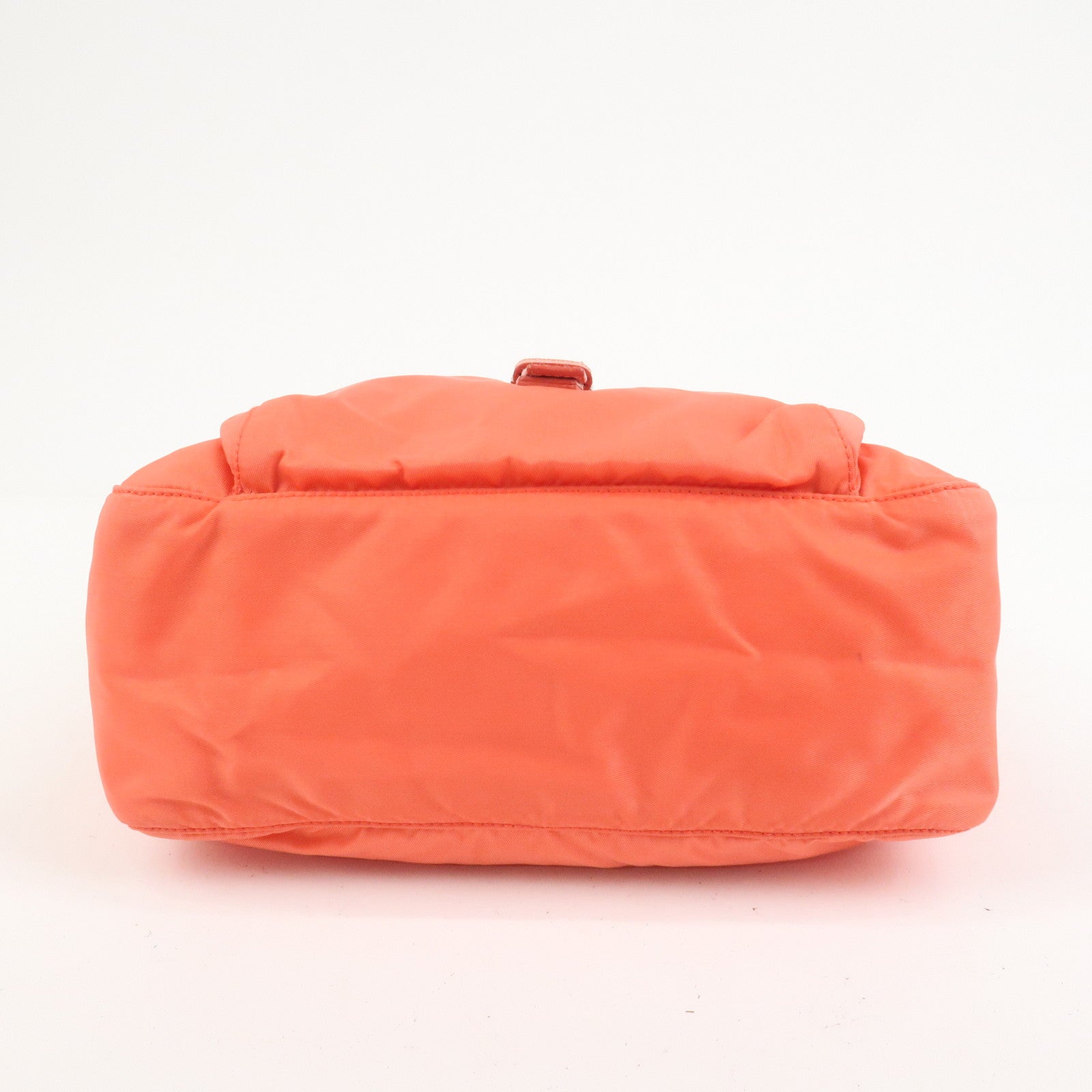 PRADA Triangle Logo Nylon Leather Shoulder Bag Crossbody Bag BT8994