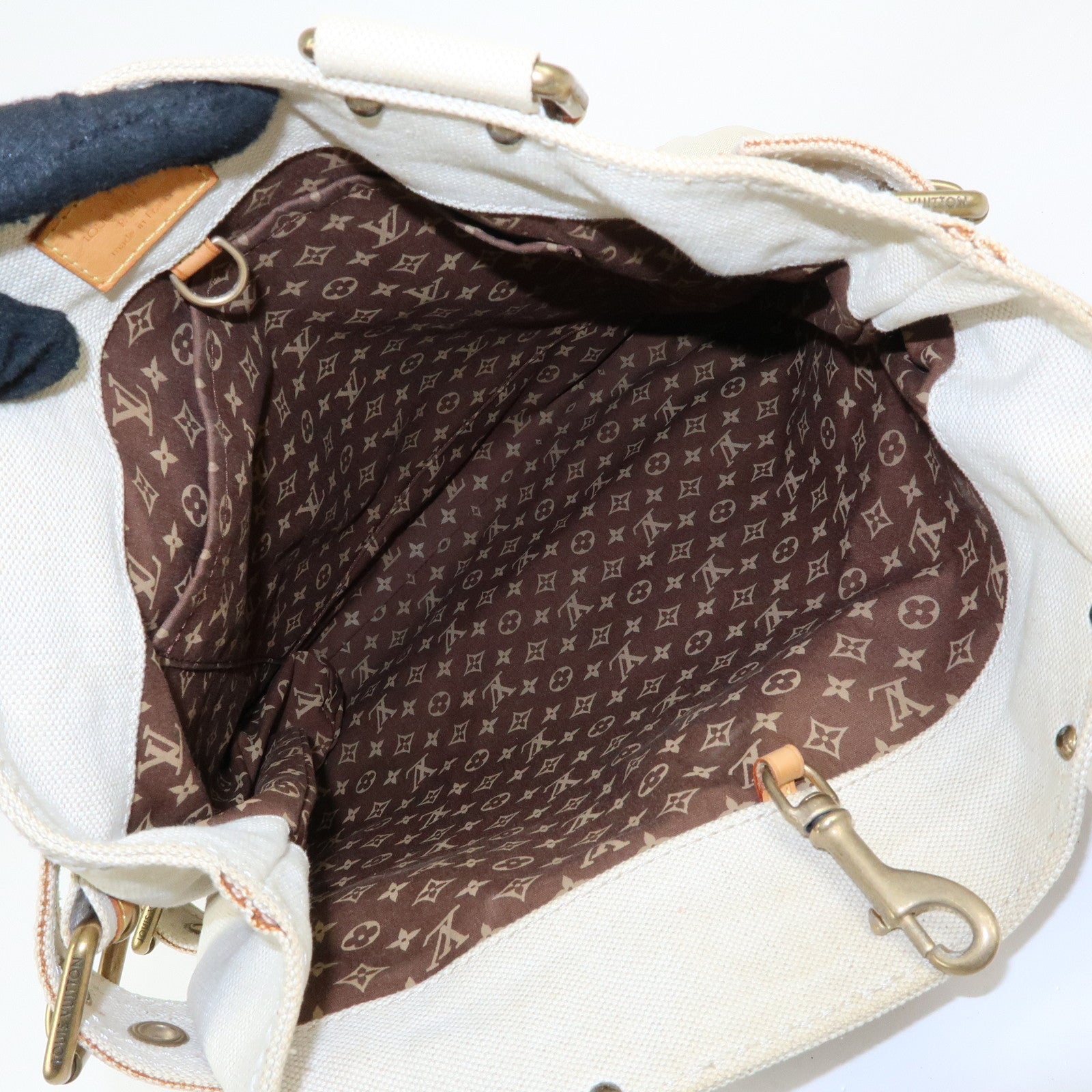 Louis Vuitton Cruise Line Globe Shopper MM Shoulder Bag Blue M95114