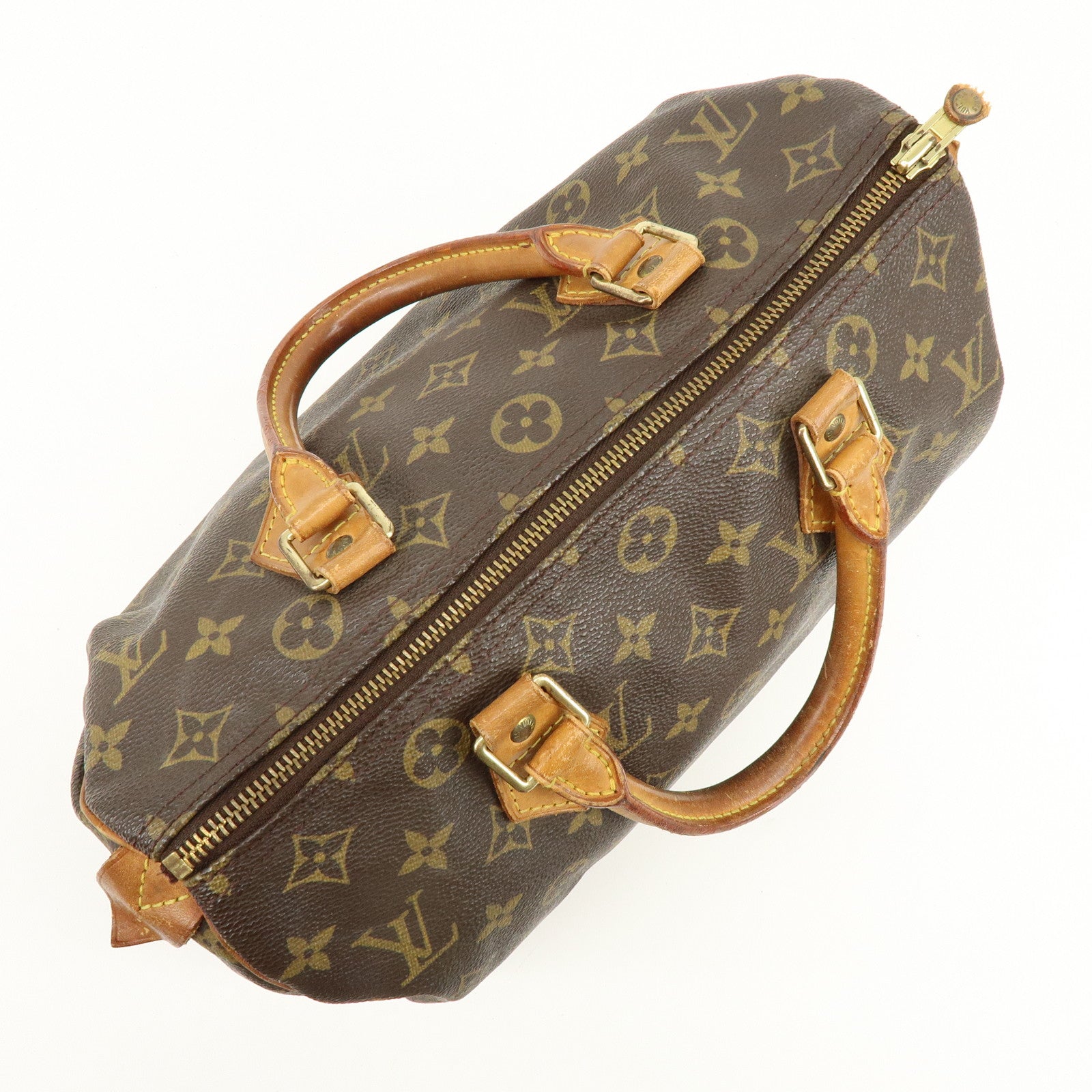 Louis Vuitton Monogram Speedy 30 Boston Bag Hand Bag Brown M41526