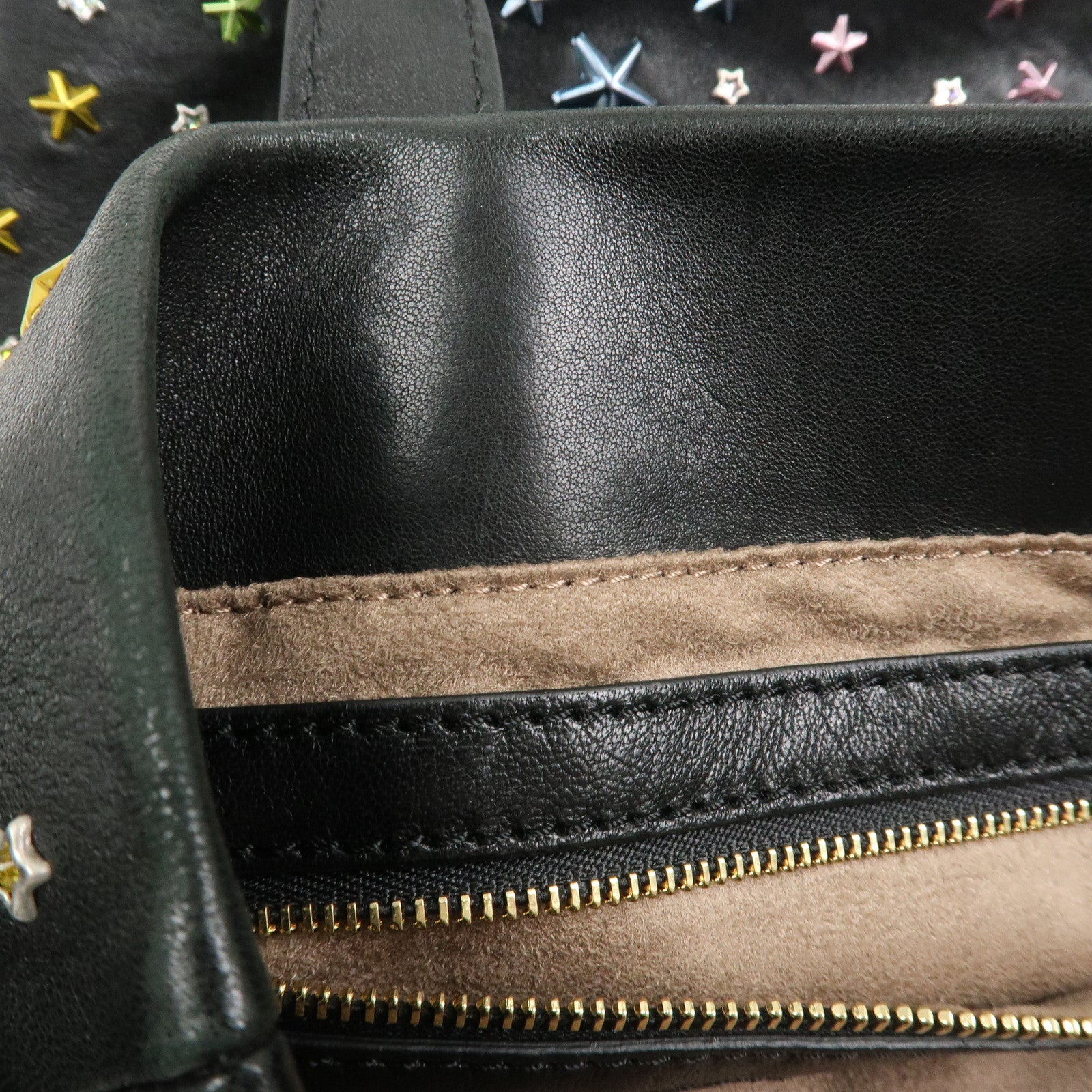 JIMMY CHOO Studs Leather 2Way Bag Shoulder Bag Japan Ltd