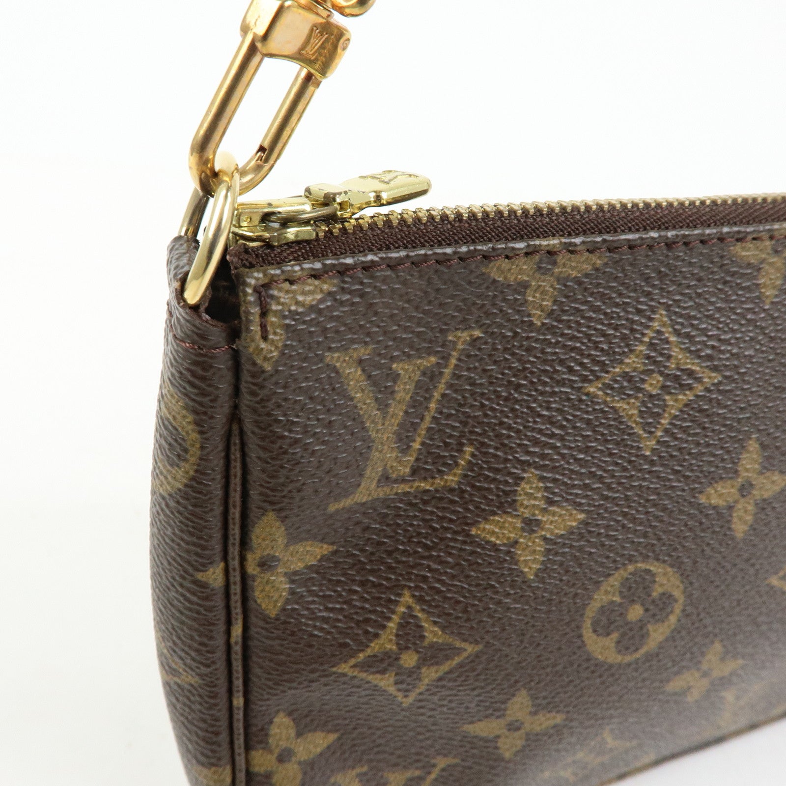 Louis Vuitton Monogram Pochette Accessoires Pouch Hand Bag M51980