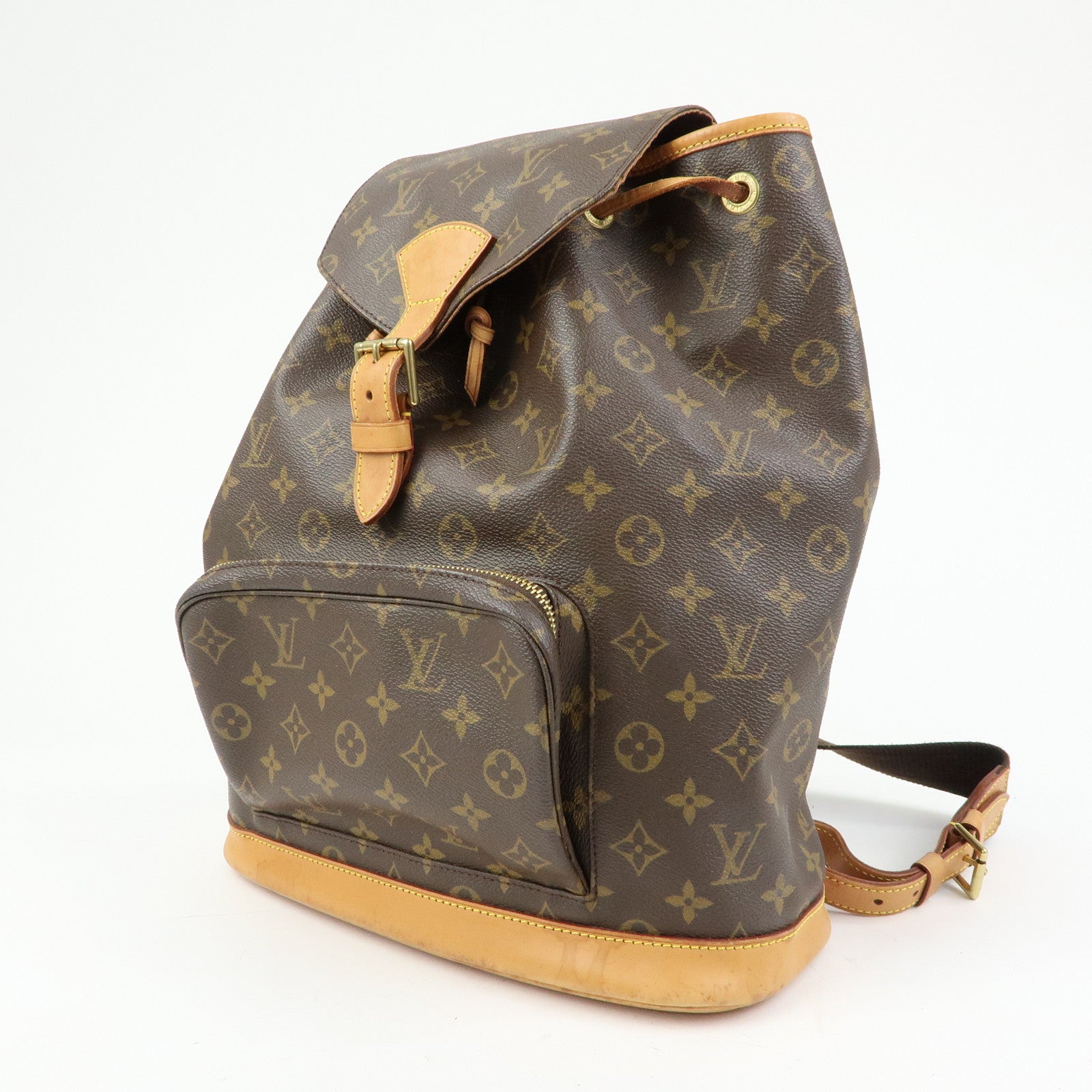 Louis Vuitton Monogram Montsouris GM Backpack Brown M51135