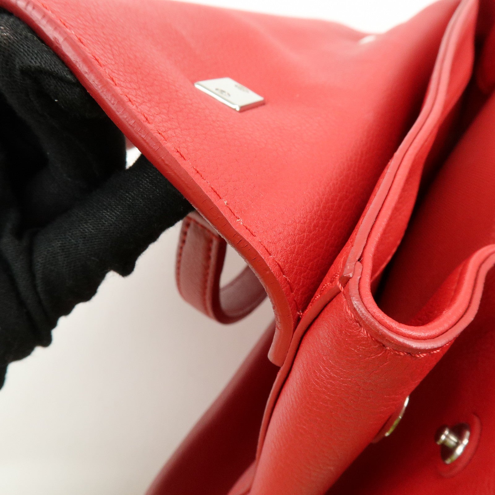 Louis Vuitton Lockme II Leather 2Way Shoulder Hand Bag Red M50363