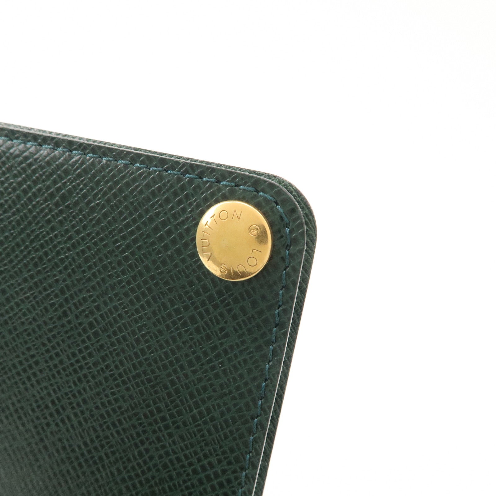 Louis Vuitton Taiga Document Case LV Japan 15th Anniversary E34490 Used