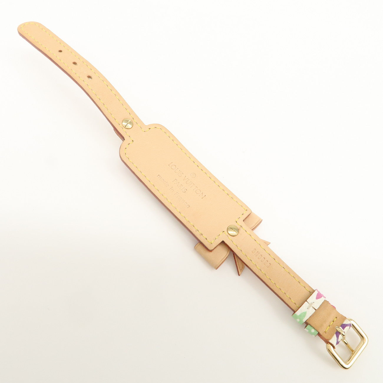 Louis Vuitton Monogram Multicolor Porte Address Bracelet M92594