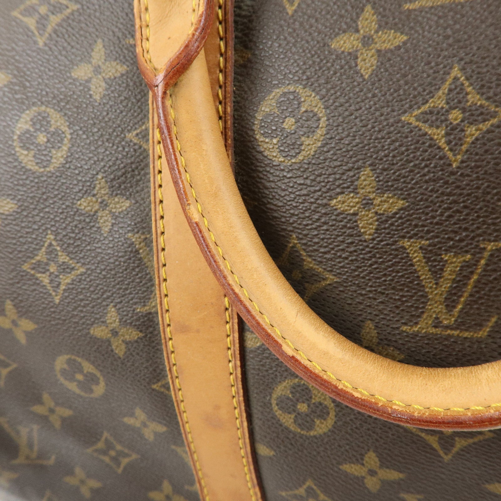 Louis Vuitton Keep All 55 Boston Bag Hand Bag Brown M41414