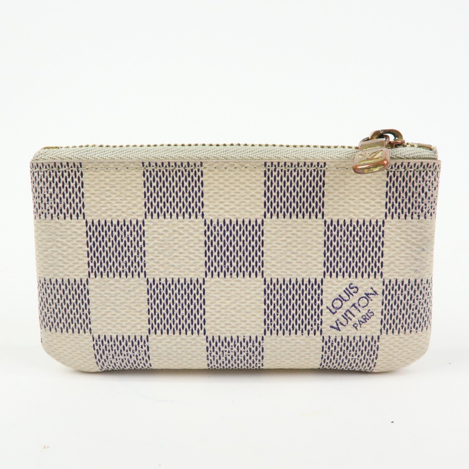 Louis Vuitton Set of 3 Monogram Damier Azur Canvas Pochette Cles